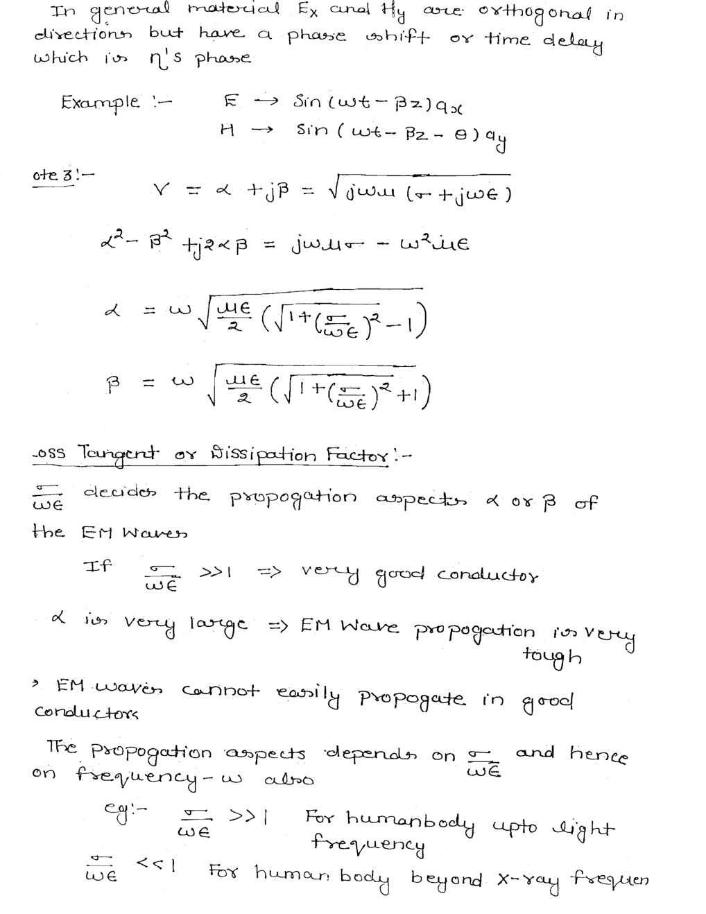 Electrical Engineering Hand Written Notes Electrical Magnetic Theory Part-3 - Page 3