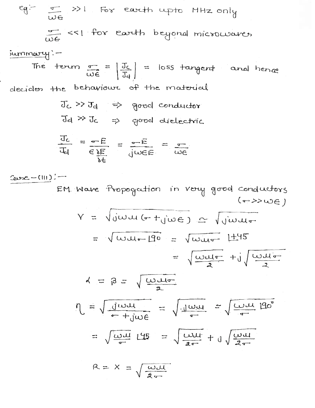 Electrical Engineering Hand Written Notes Electrical Magnetic Theory Part-3 - Page 4