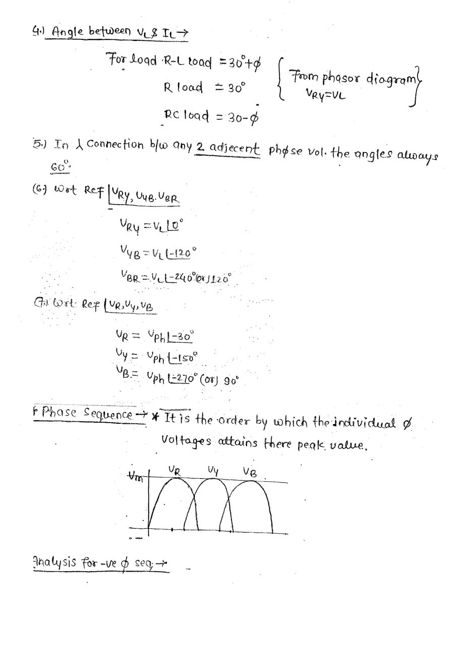 Electrical Engineering Hand Written Notes Electrical Network Theory Part-1 - Page 5