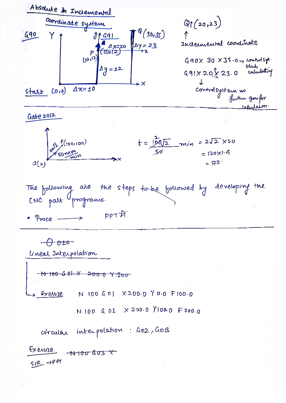 Mechanical Engineering Hand Written Notes Automation Robotics - Page 2