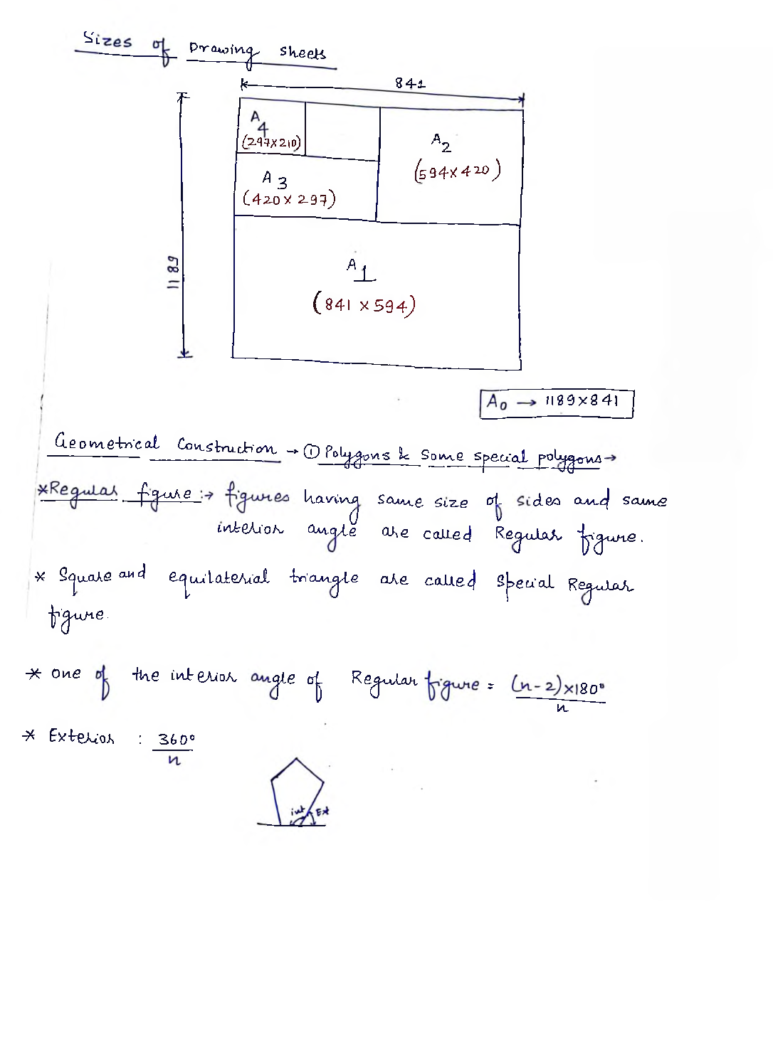 Mechanical Engineering Hand Written Notes Engineering Drawing - Page 5