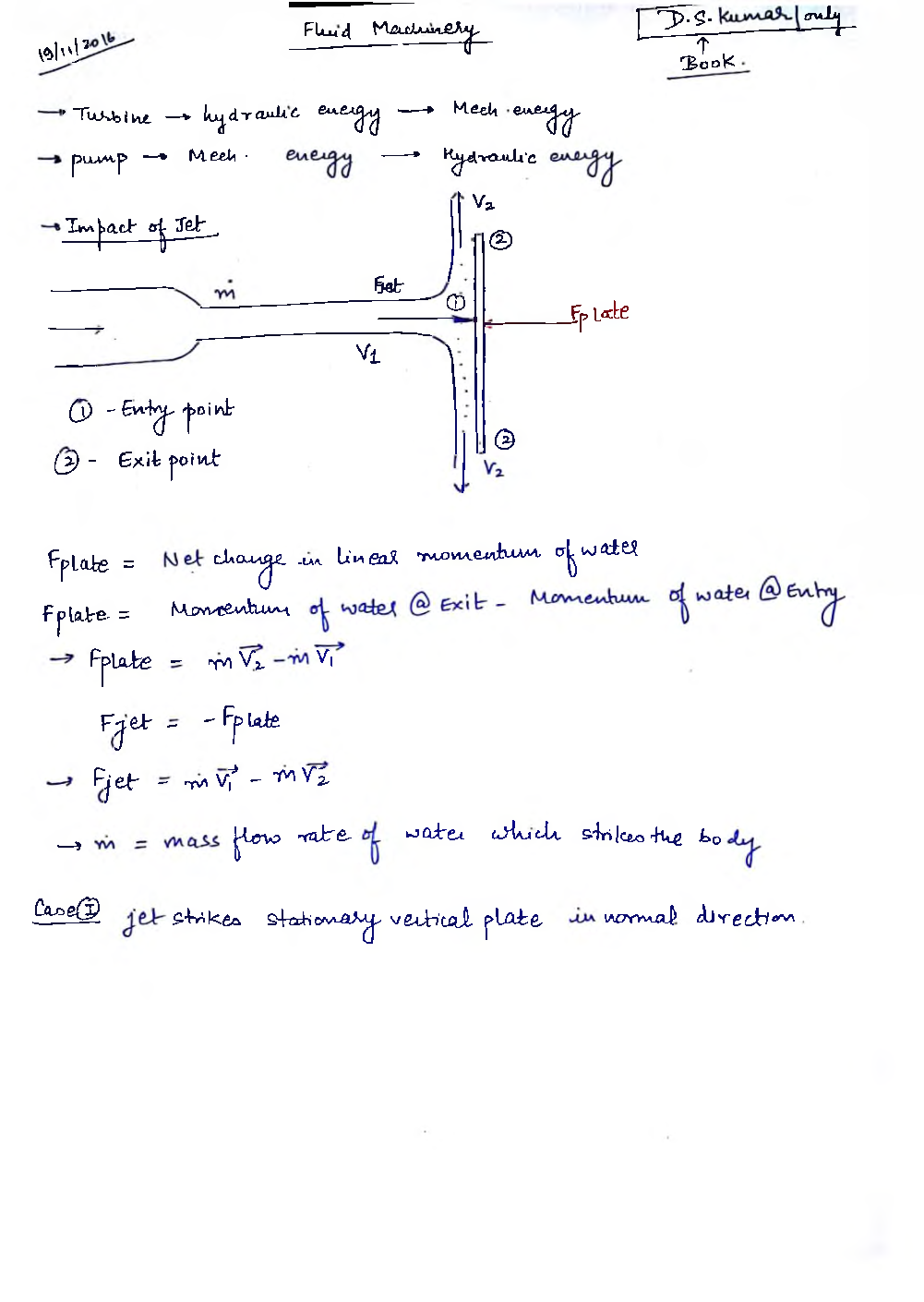 Mechanical Engineering Hand Written Notes Fluid Machinery - Page 3
