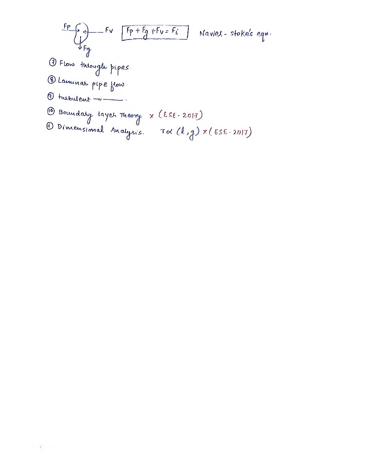 Mechanical Engineering Hand Written Notes Fluid Mechanics - Page 3
