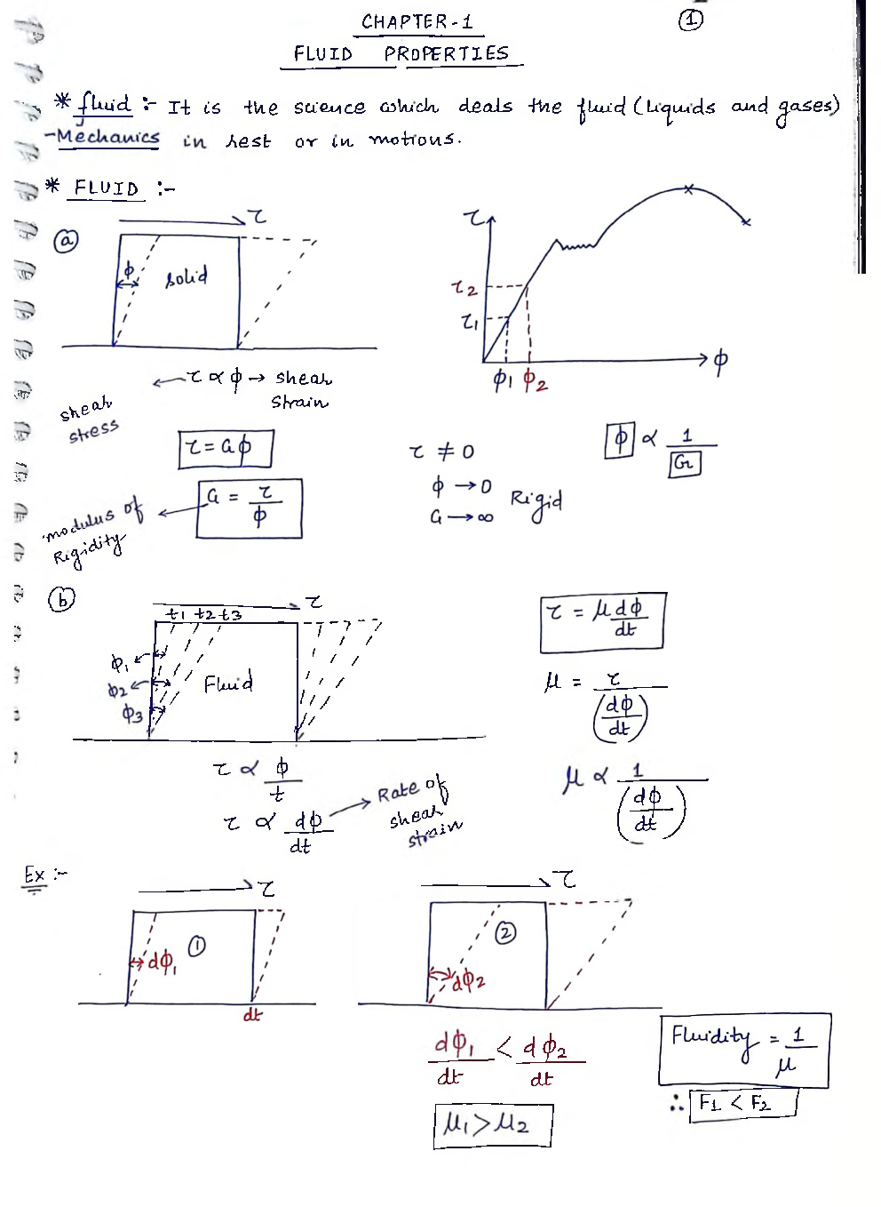 Mechanical Engineering Hand Written Notes Fluid Mechanics - Page 4