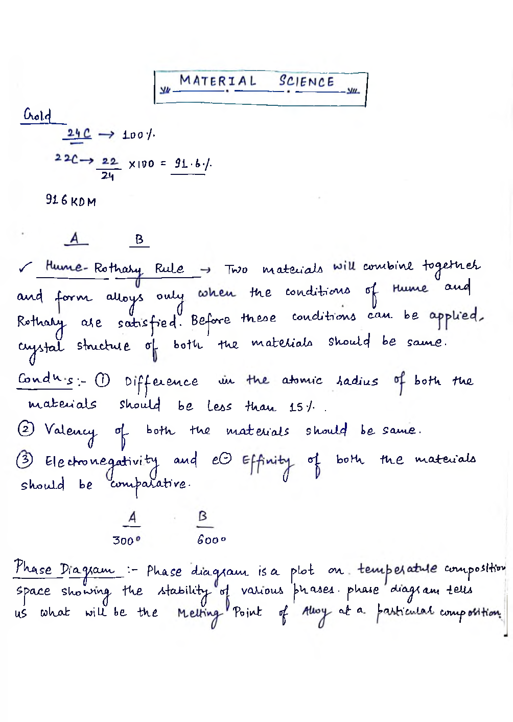 Mechanical Engineering Hand Written Notes Material Science - Page 2