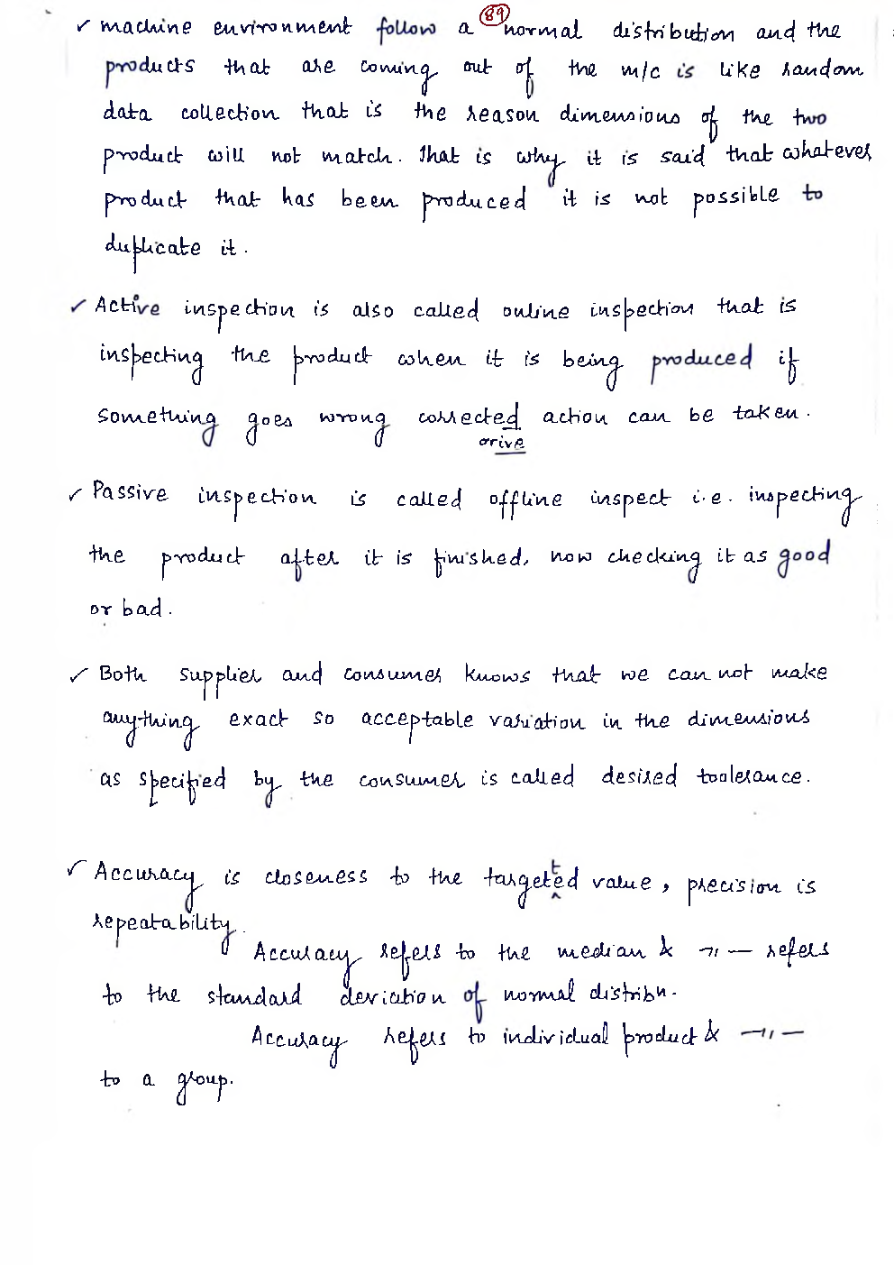 Mechanical Engineering Hand Written Notes Metrology - Page 3