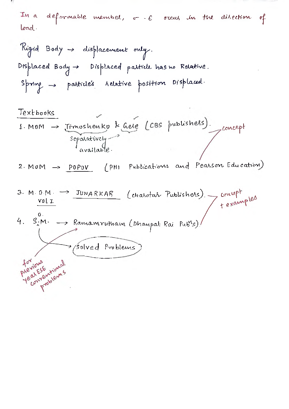 Mechanical Engineering Hand Written Notes Strength Of Material - Page 5