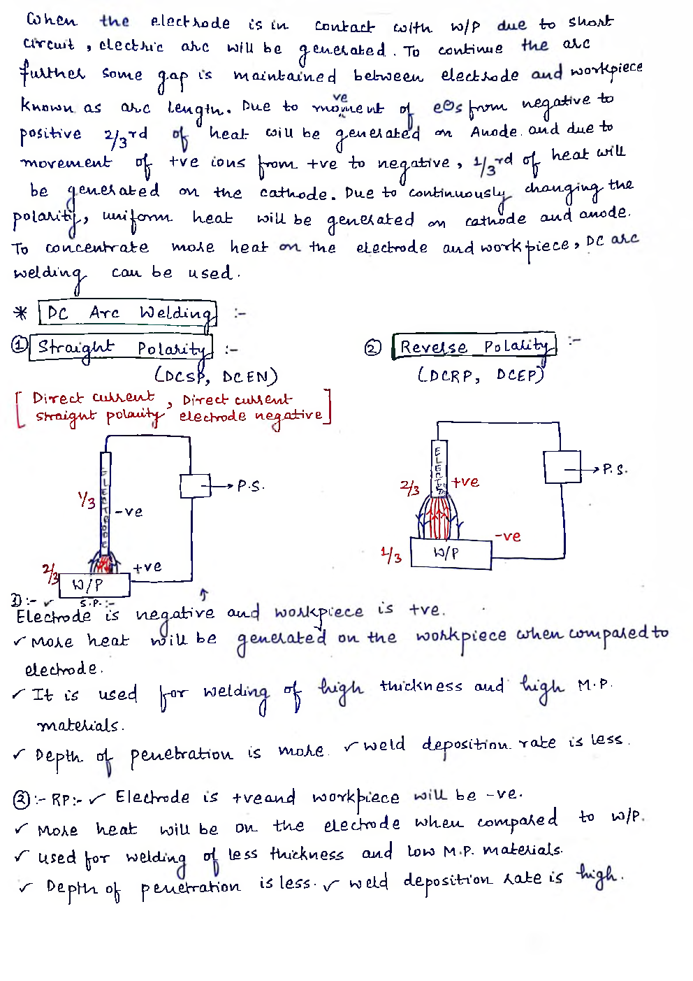 Mechanical Engineering Hand Written Notes Welding - Page 5