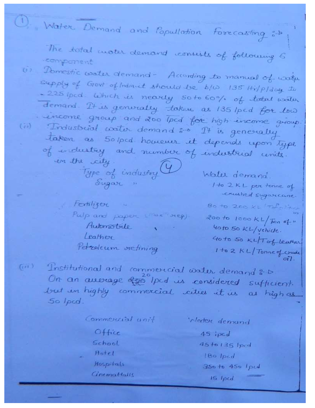 Civil Engineering Hand Written Notes Environmental Engineering - Page 3