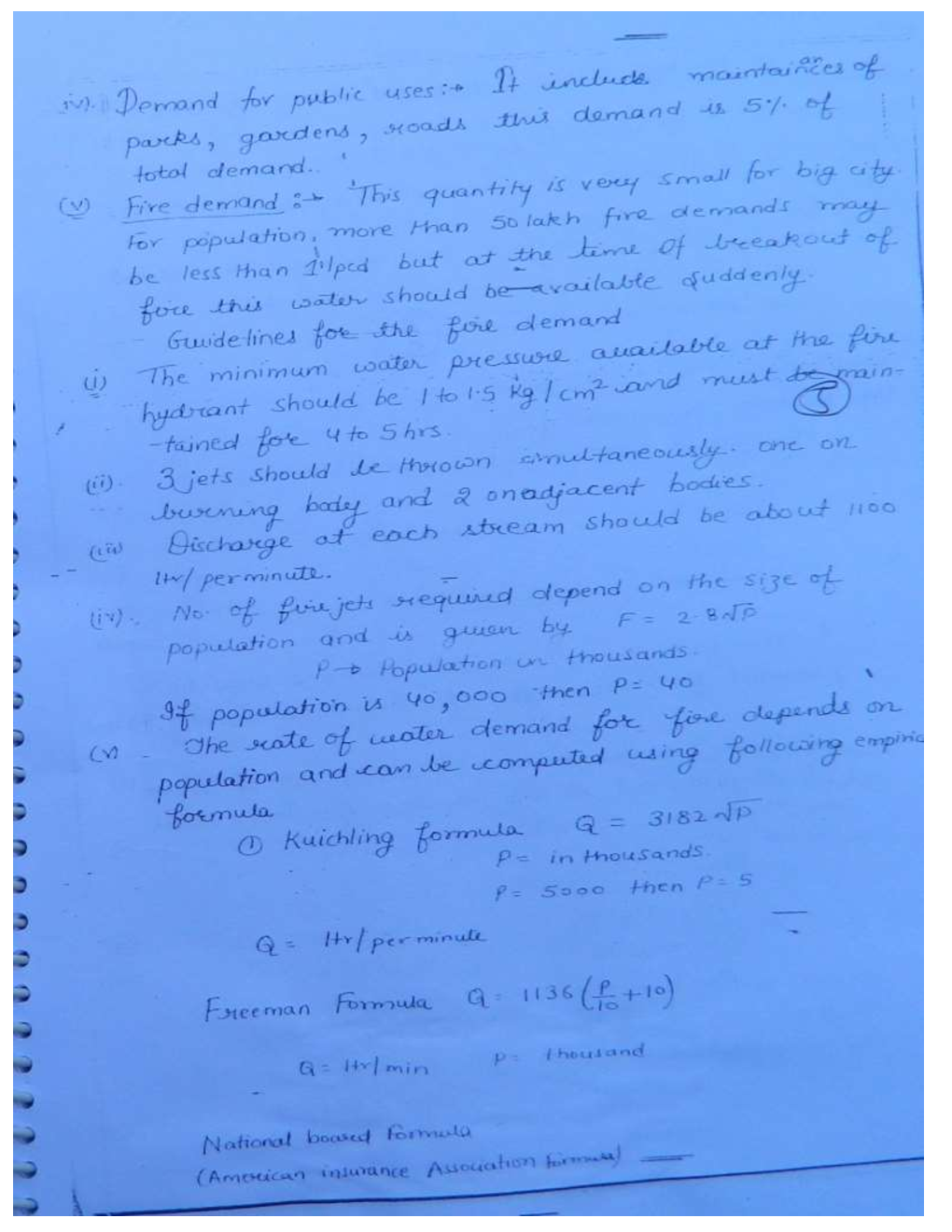 Civil Engineering Hand Written Notes Environmental Engineering - Page 4