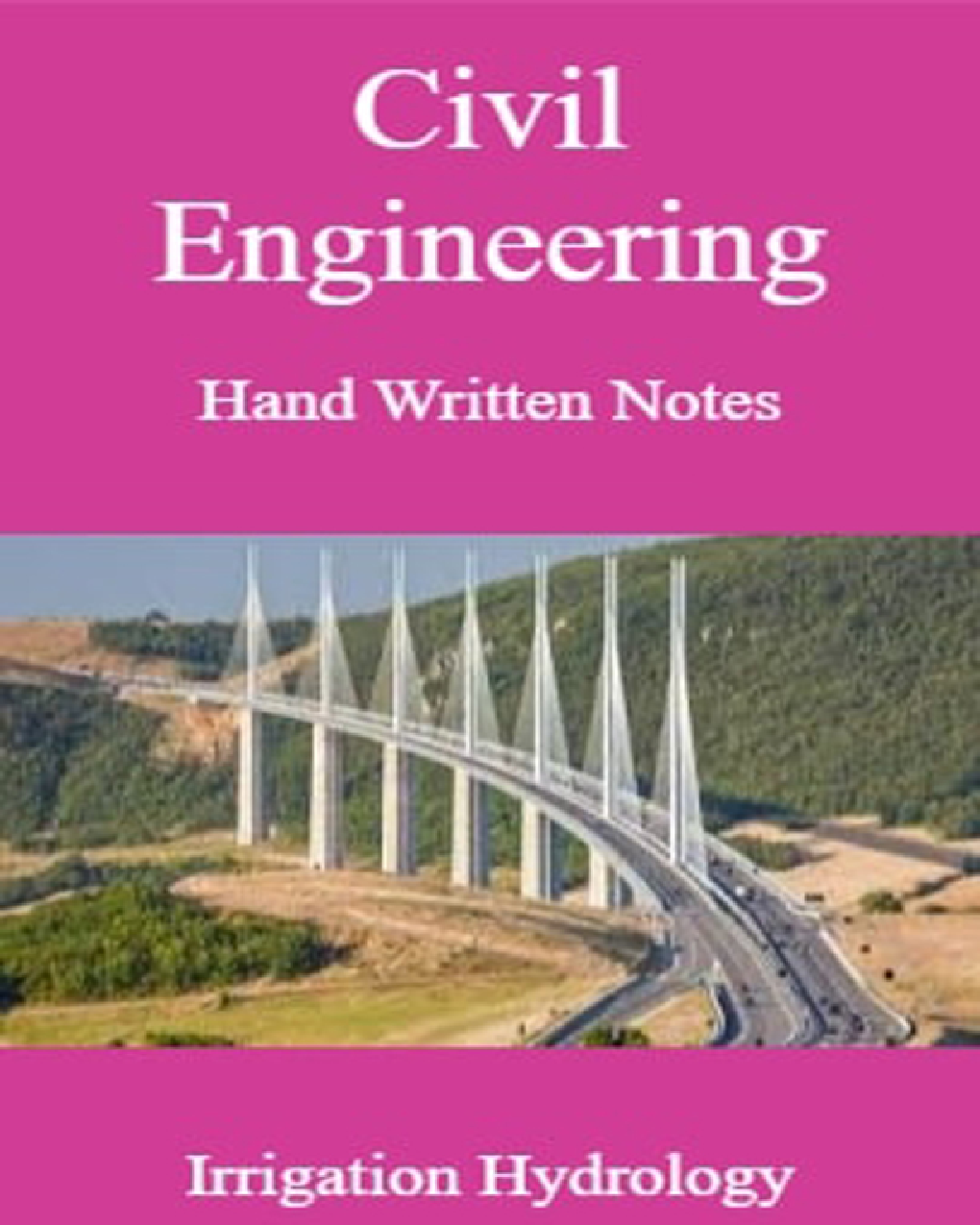 Civil Engineering Hand Written Notes Irrigation Hydrology - Page 1