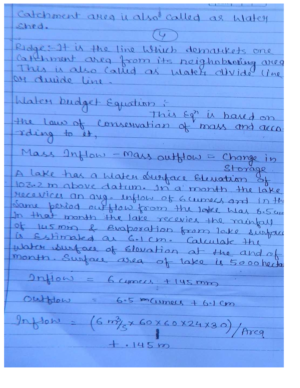 Civil Engineering Hand Written Notes Irrigation Hydrology - Page 3