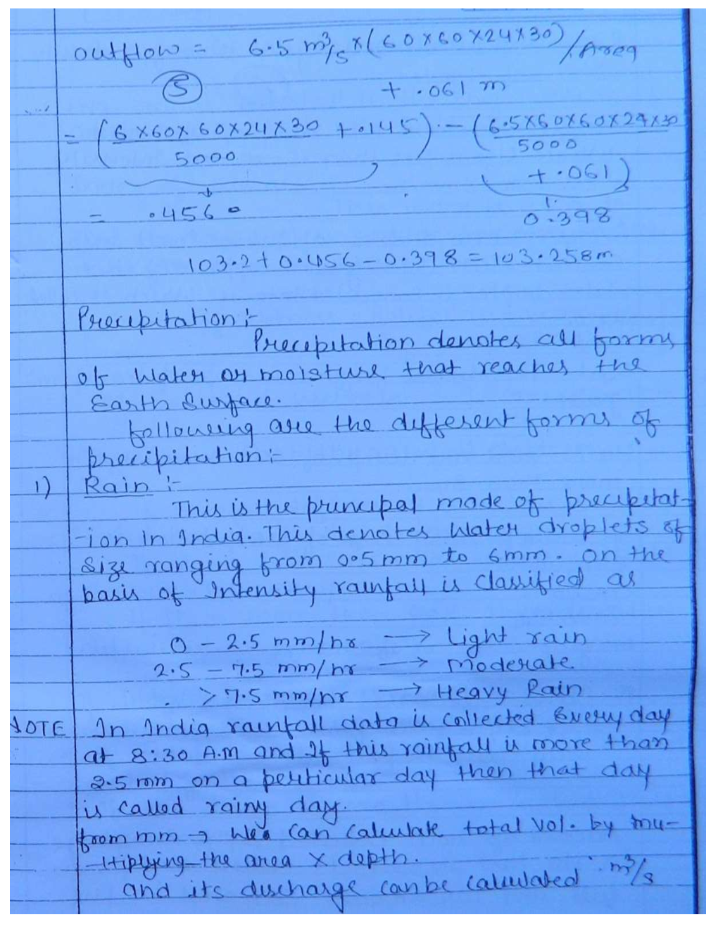 Civil Engineering Hand Written Notes Irrigation Hydrology - Page 4