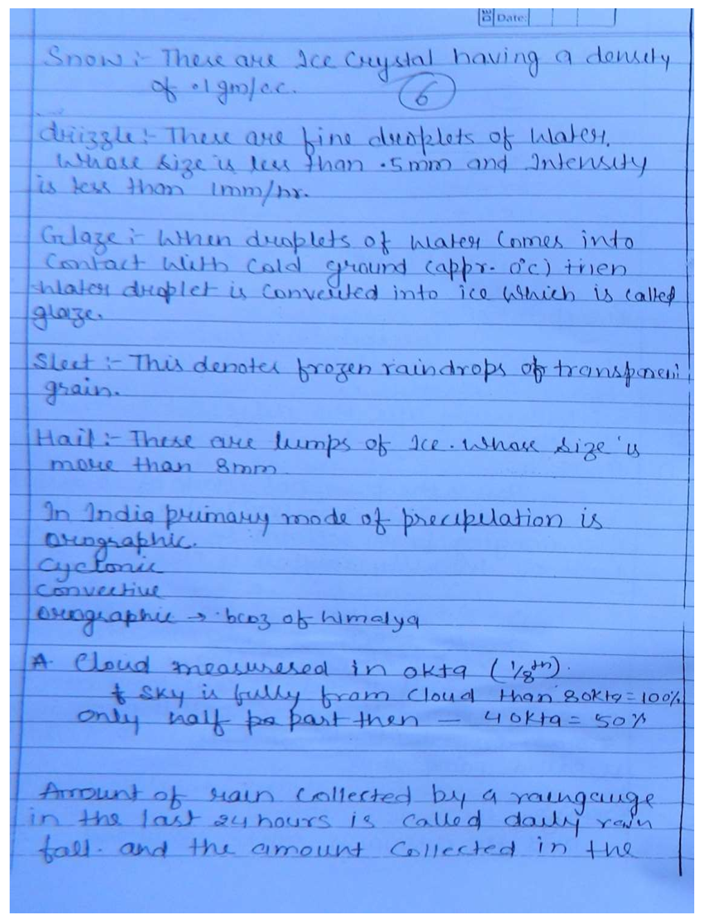 Civil Engineering Hand Written Notes Irrigation Hydrology - Page 5