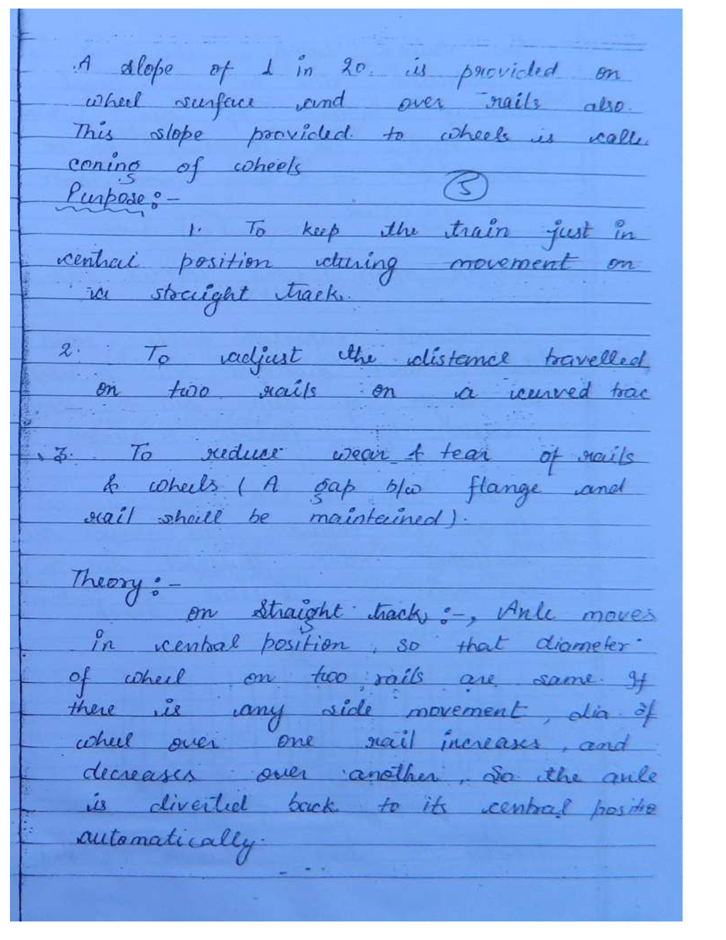 Civil Engineering Hand Written Notes Railway Engineeering - Page 4