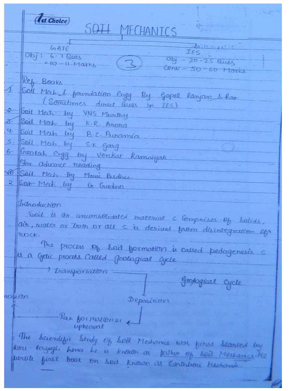 Civil Engineering Hand Written Notes Soil Mechanics - Page 2