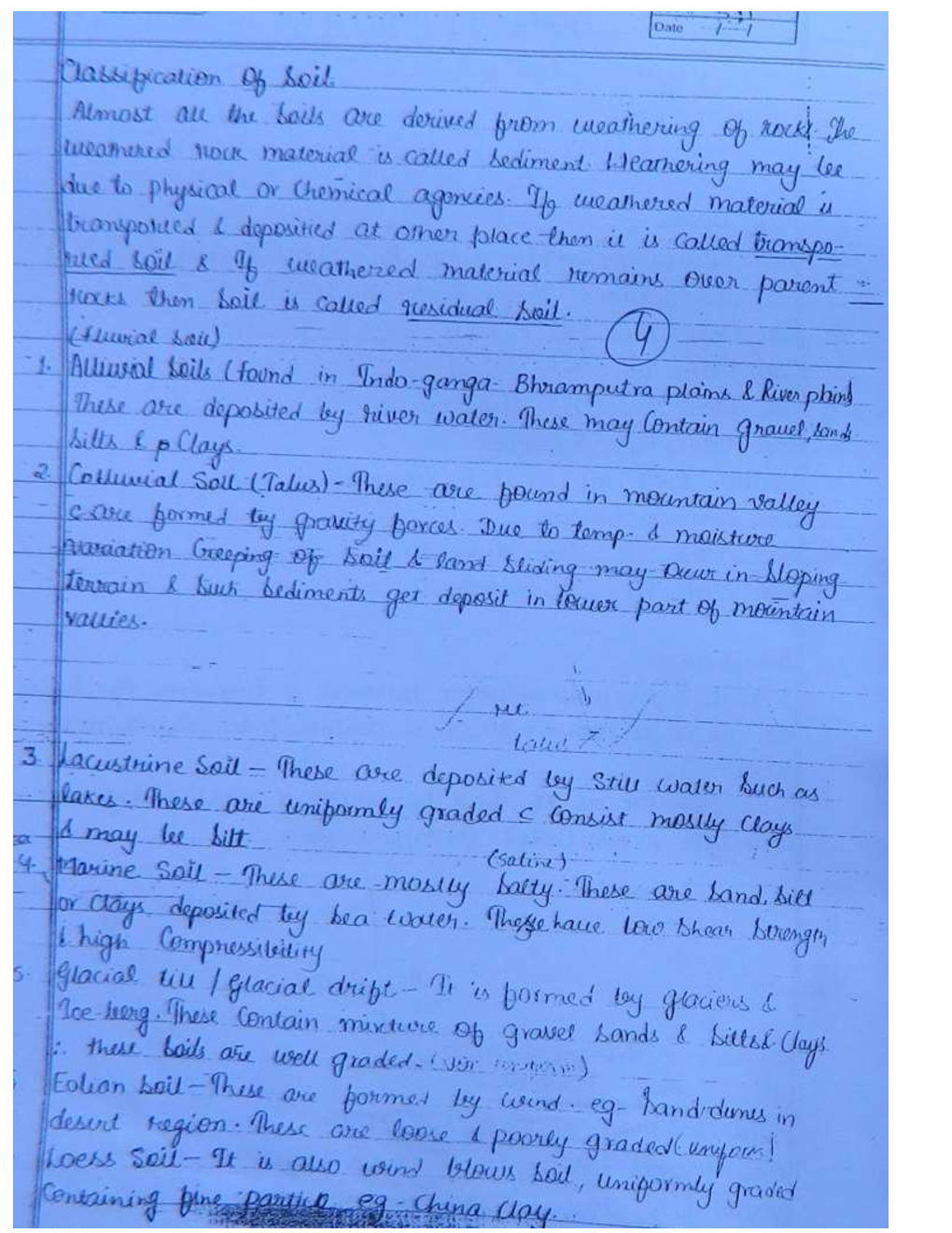 Civil Engineering Hand Written Notes Soil Mechanics - Page 3