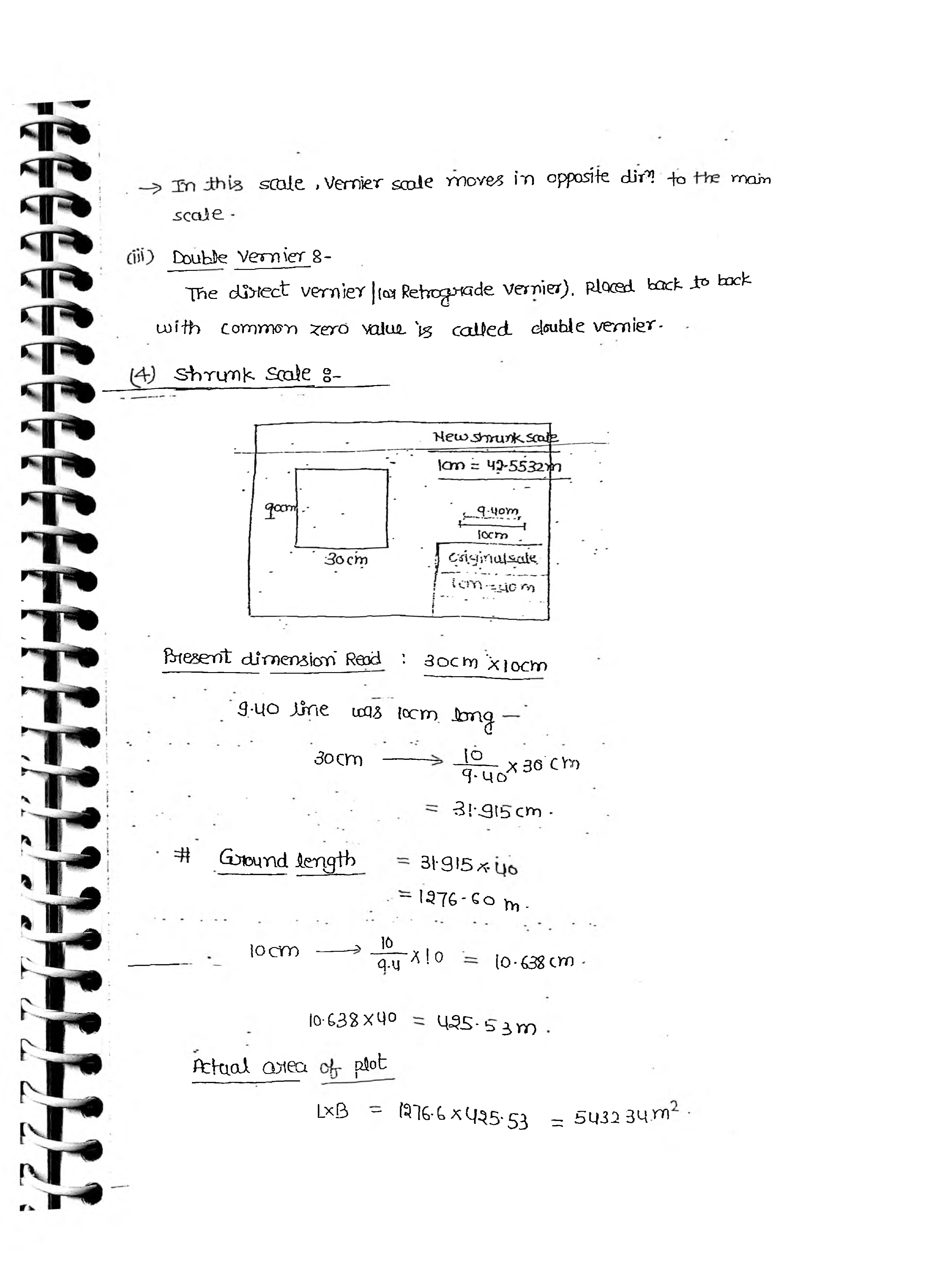 Civil Engineering Hand Written Notes Surveying Part-1 - Page 5