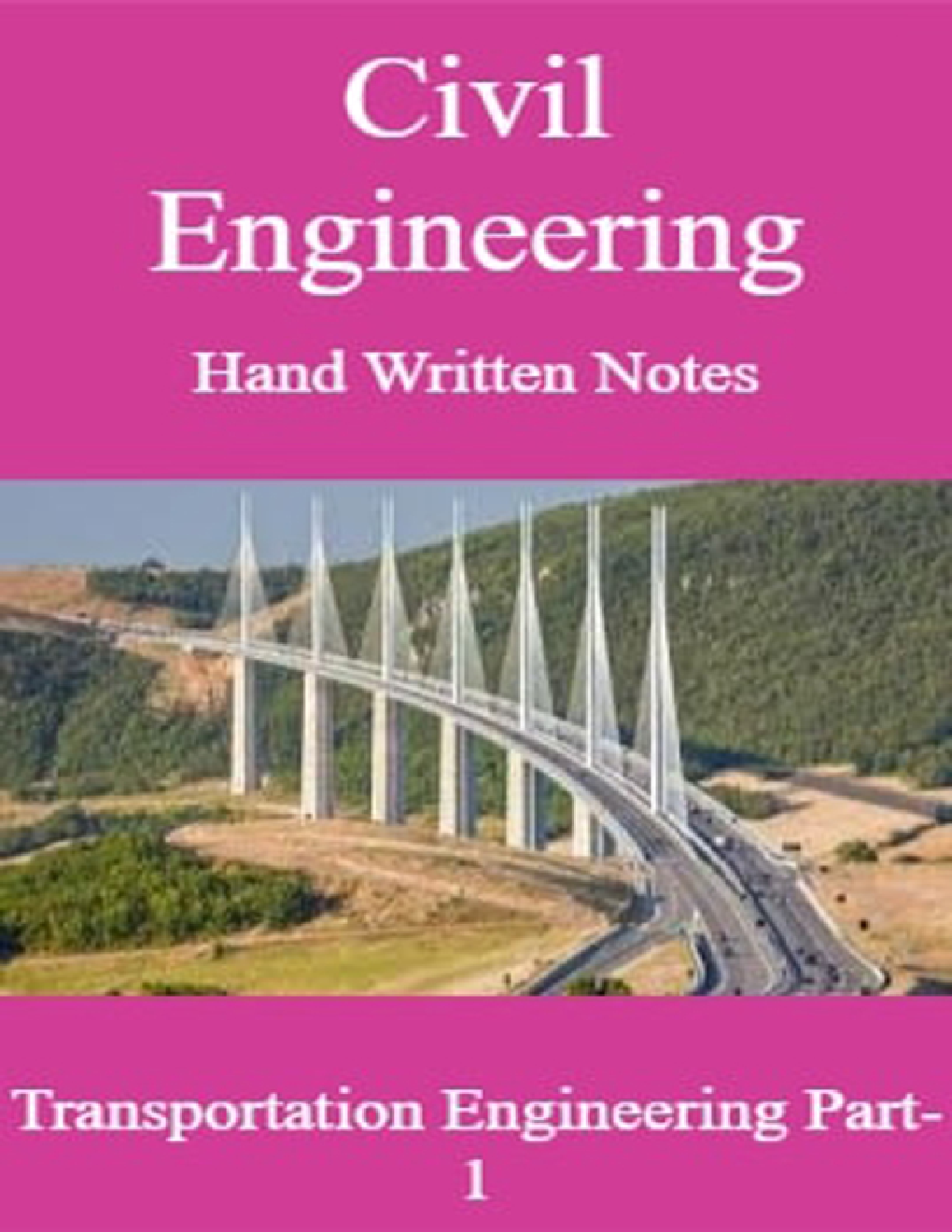 Civil Engineering Hand Written Notes Transportation Engineering Part-1 - Page 1