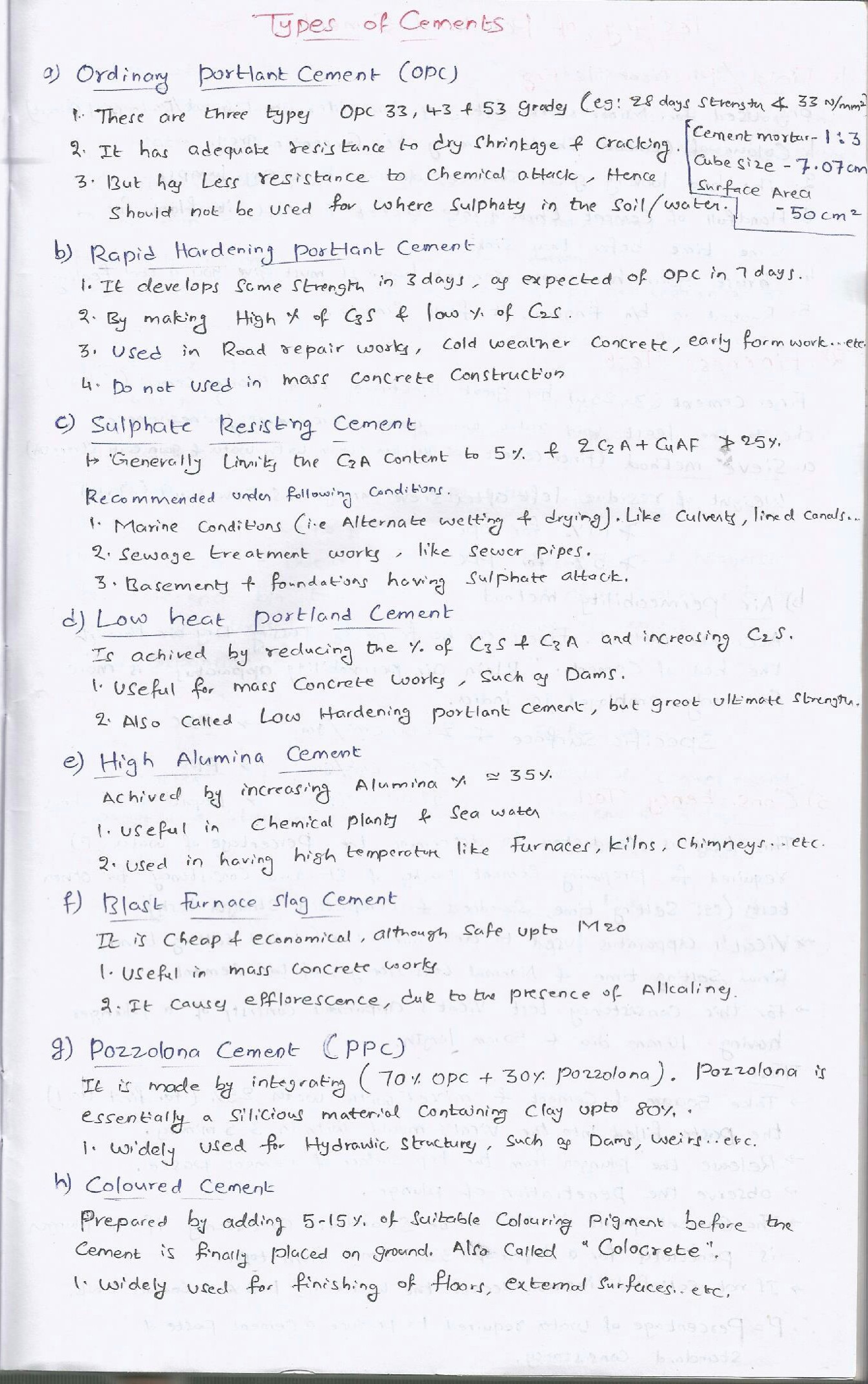 IES Civil Hand Written Notes Concrete technology - Page 4
