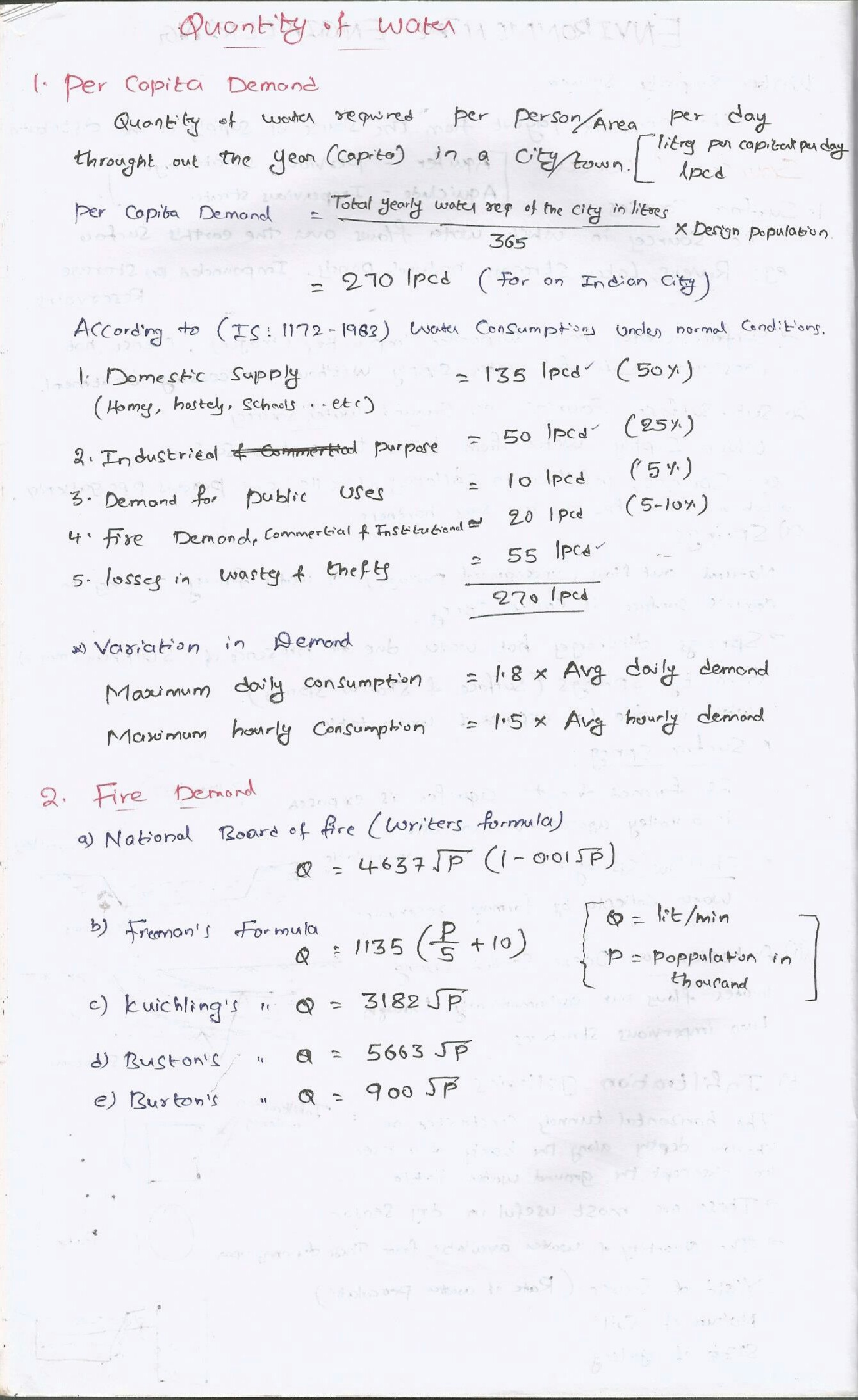 IES Civil Hand Written Notes Environmental Engineering Part-1 - Page 3