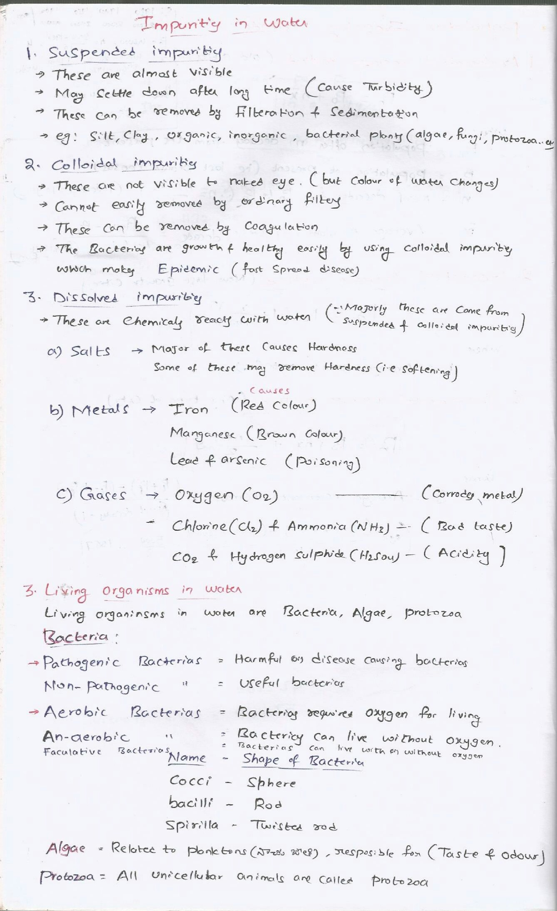 IES Civil Hand Written Notes Environmental Engineering Part-1 - Page 5