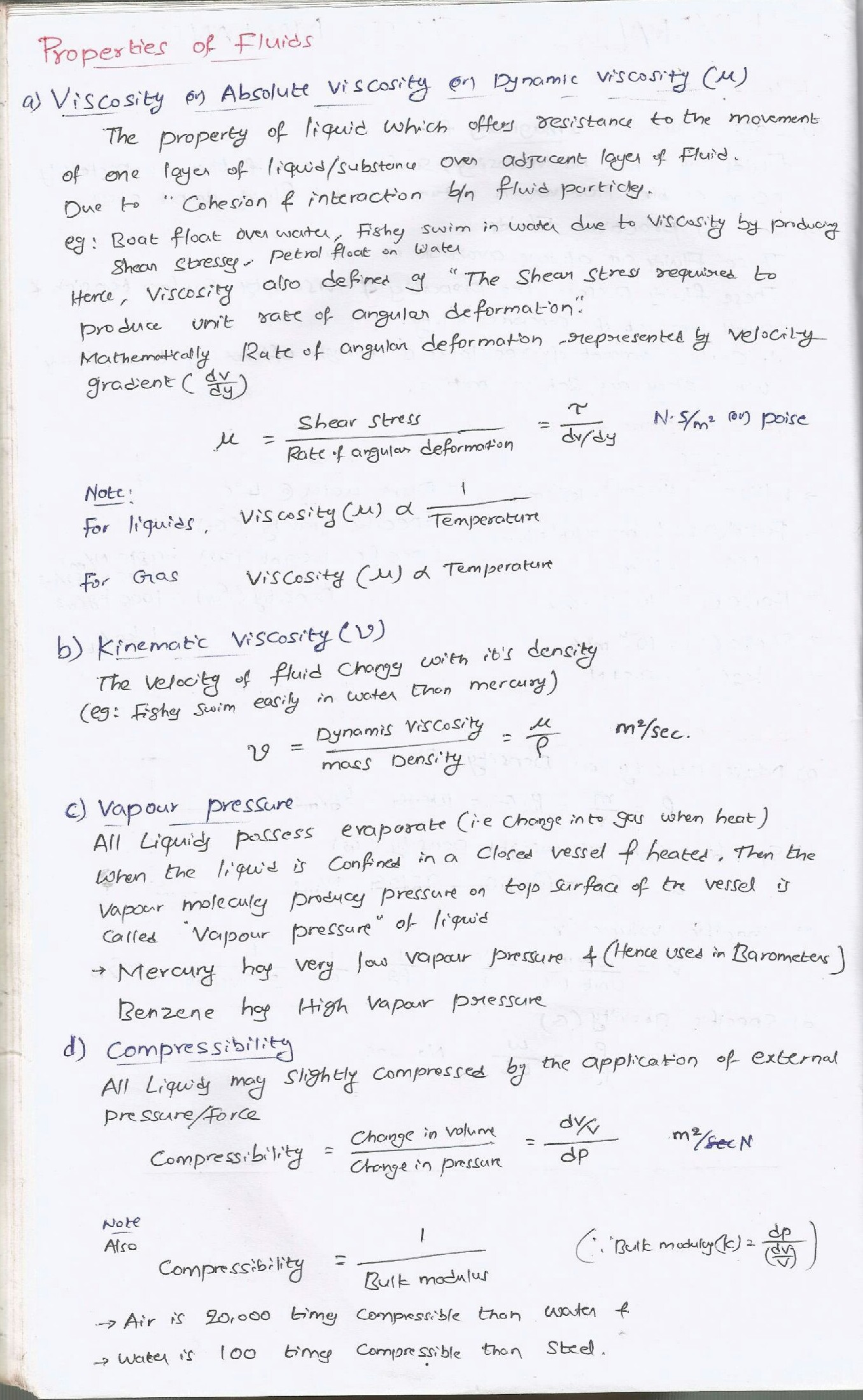 IES Civil Hand Written Notes Hydralic & Fluid Mechanics Part-1 - Page 3