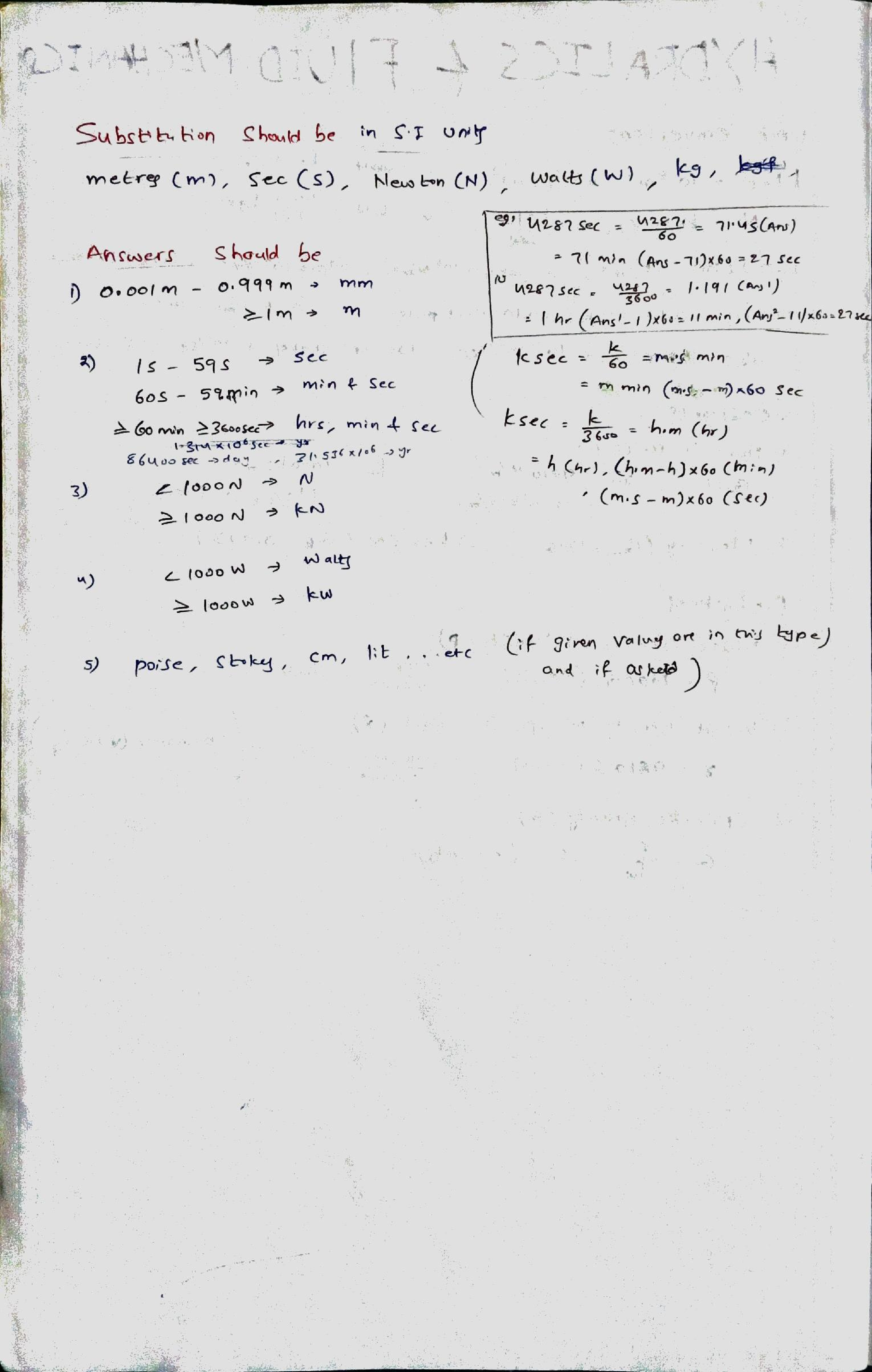 IES Civil Hand Written Notes Hydralic & Fluid Mechanics Part-2 - Page 3