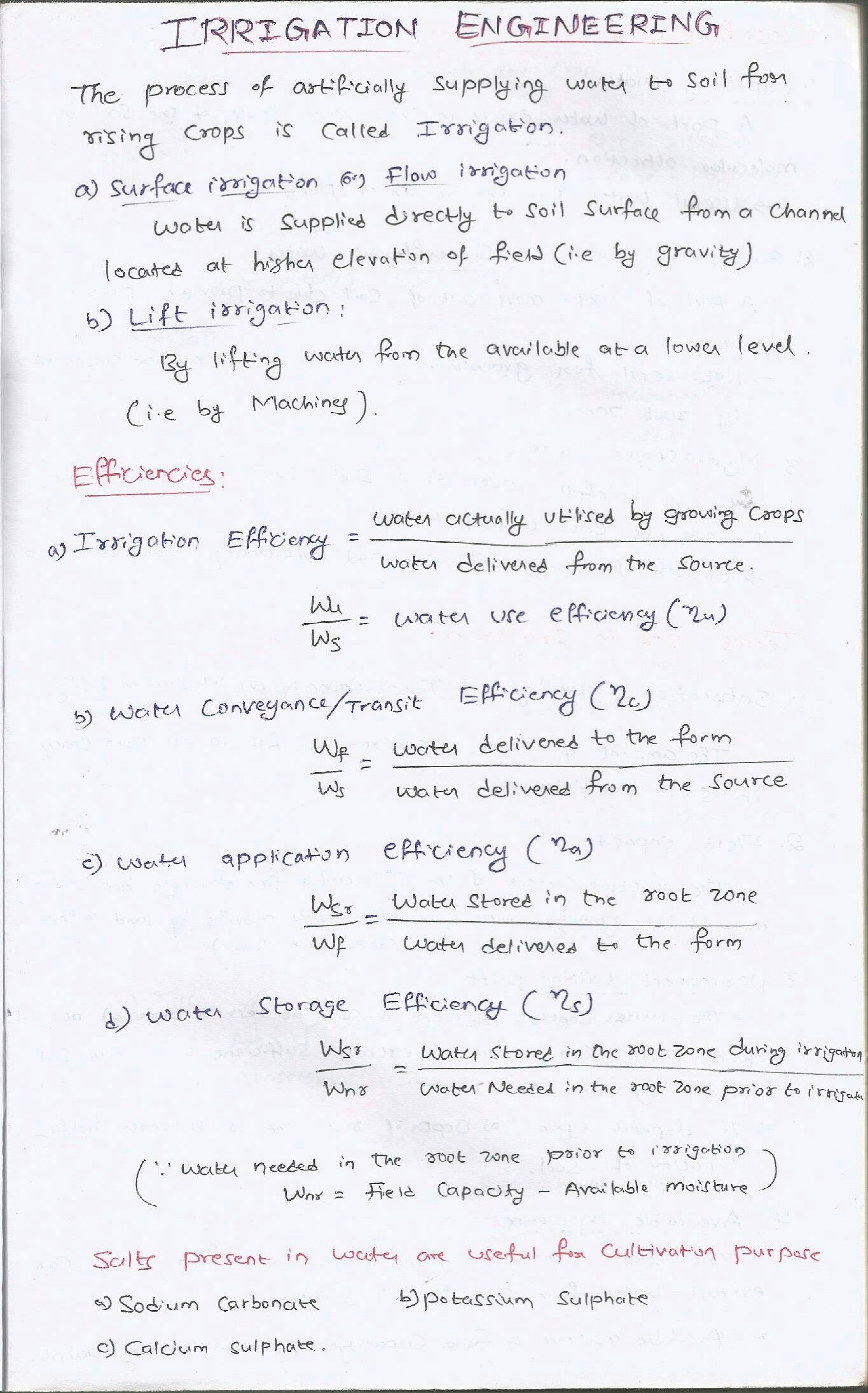 IES Civil Hand Written Notes Irrigation & WR - Page 2