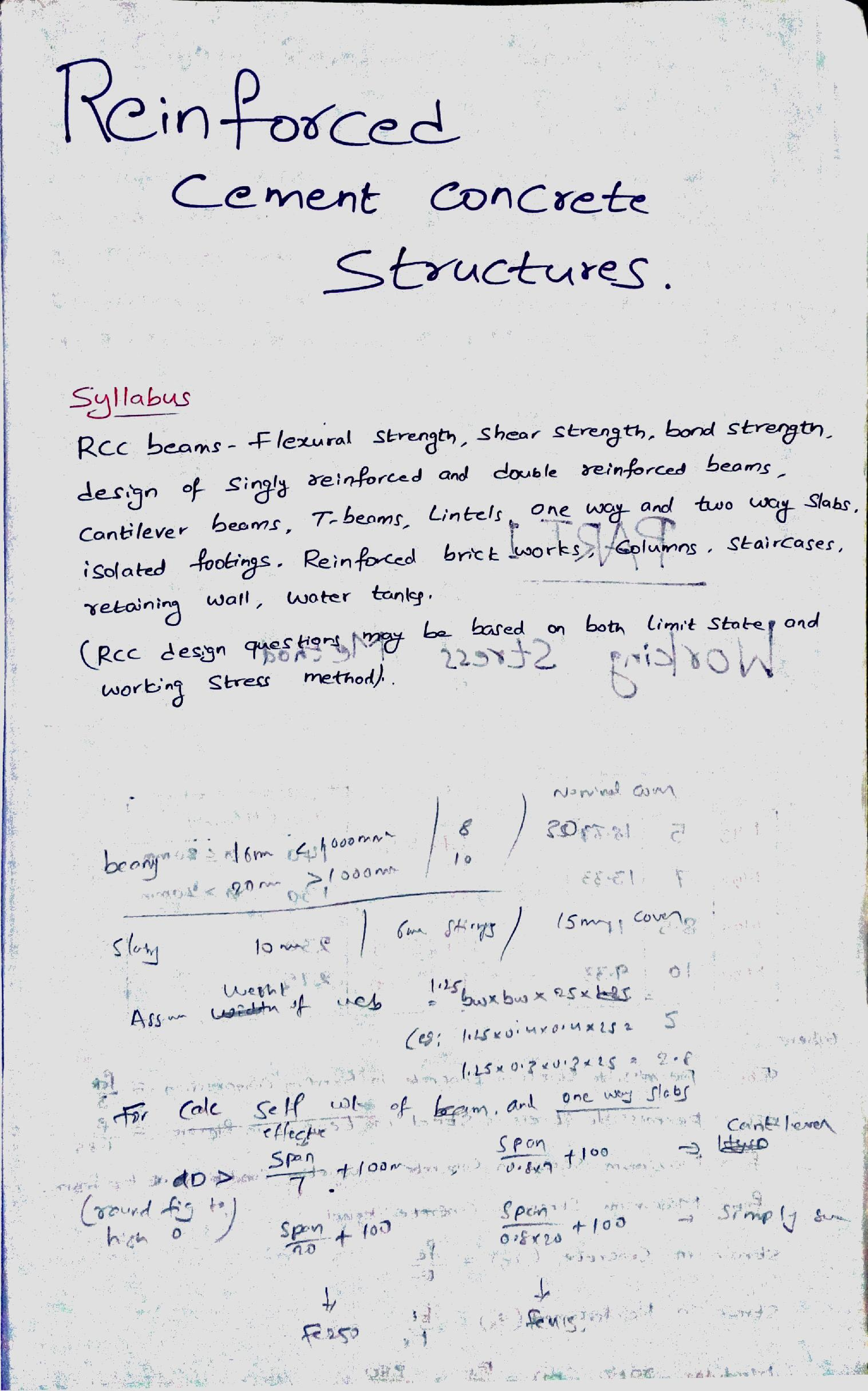IES Civil Hand Written Notes RCS (WSM) - Page 2