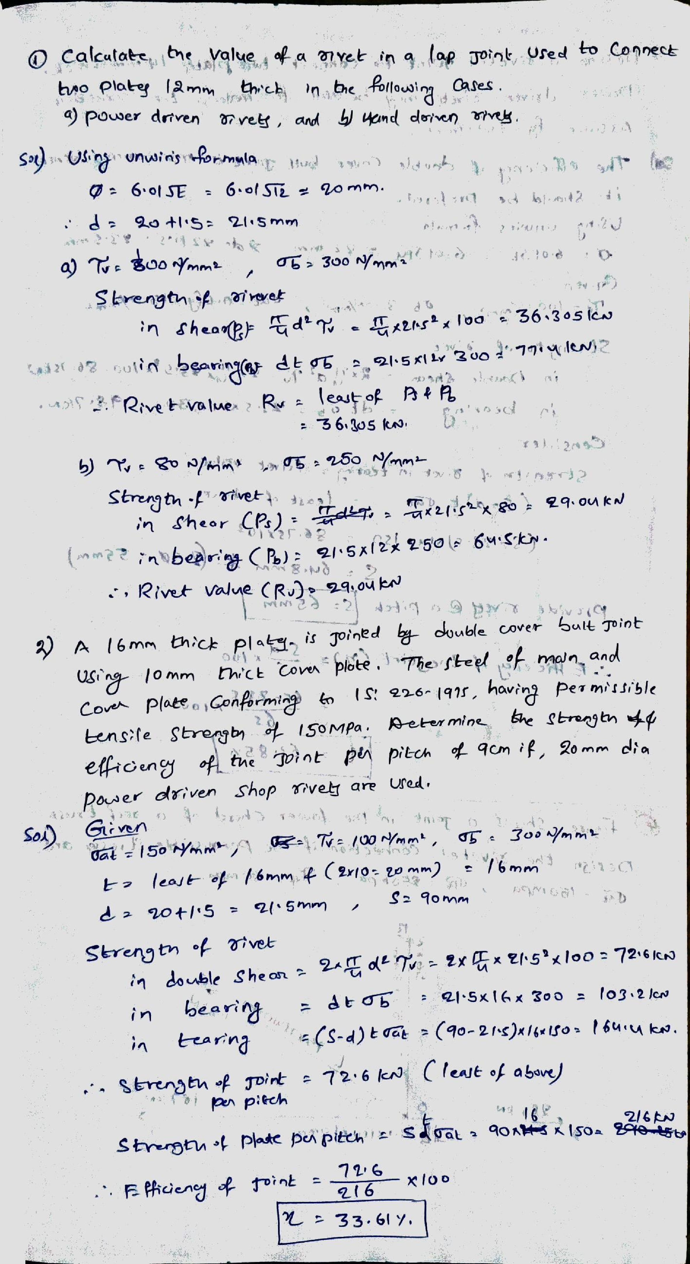 IES Civil Hand Written Notes Steel Design - Page 5