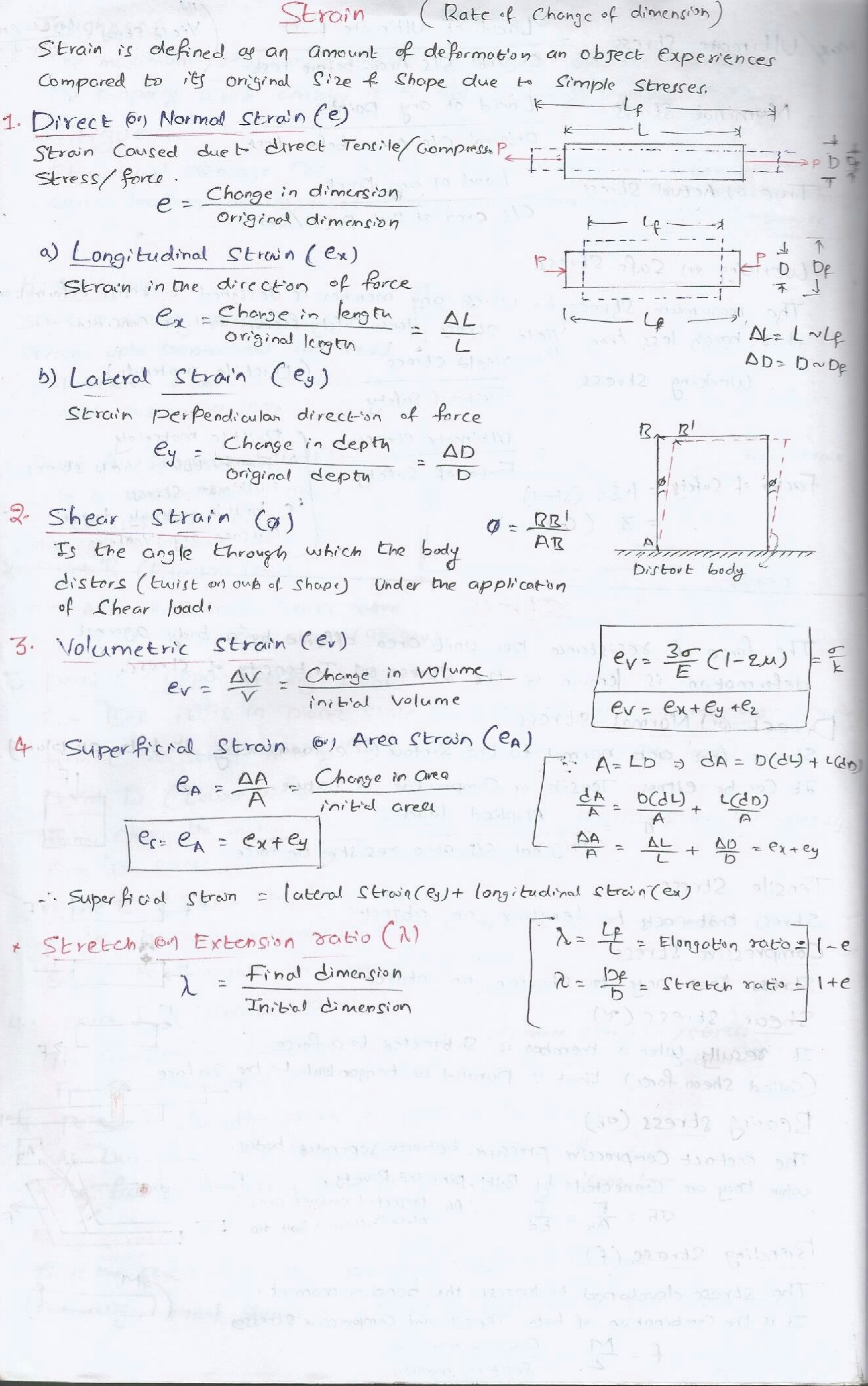IES Civil Hand Written Notes Strength Of Materials Part-1 - Page 5