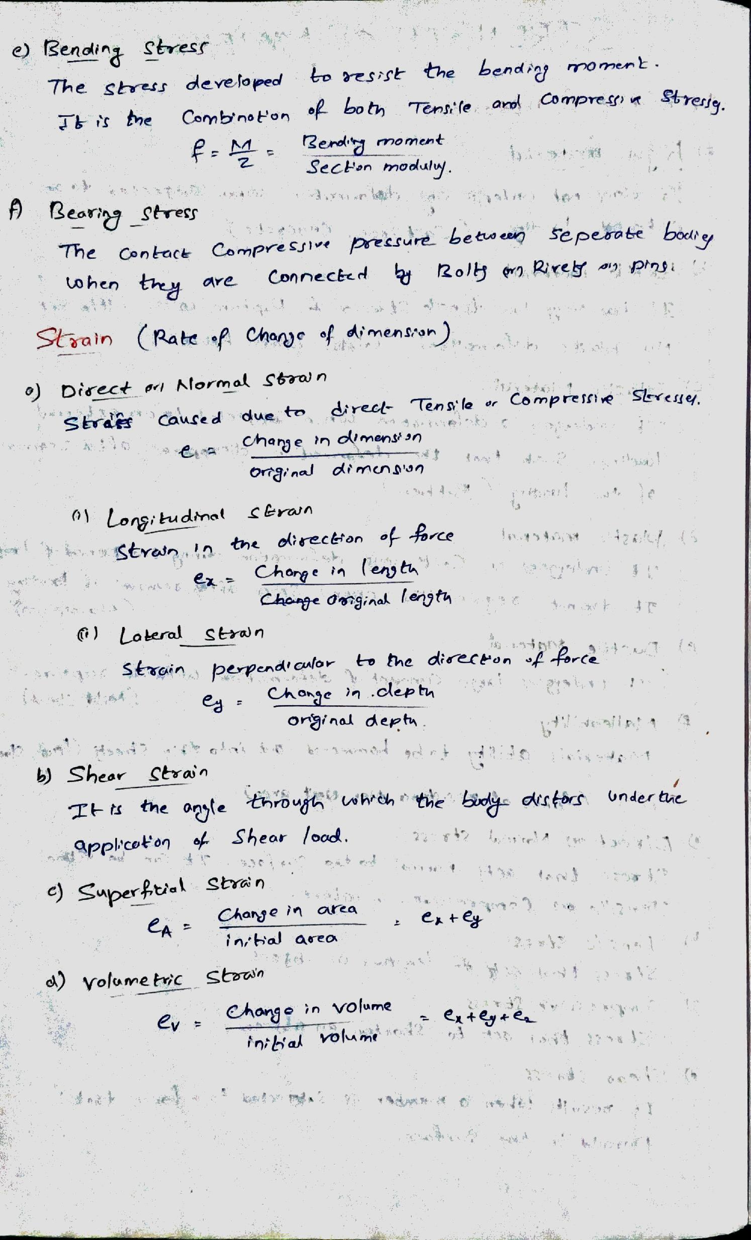 IES Civil Hand Written Notes Strength Of Materials Part-2 - Page 3