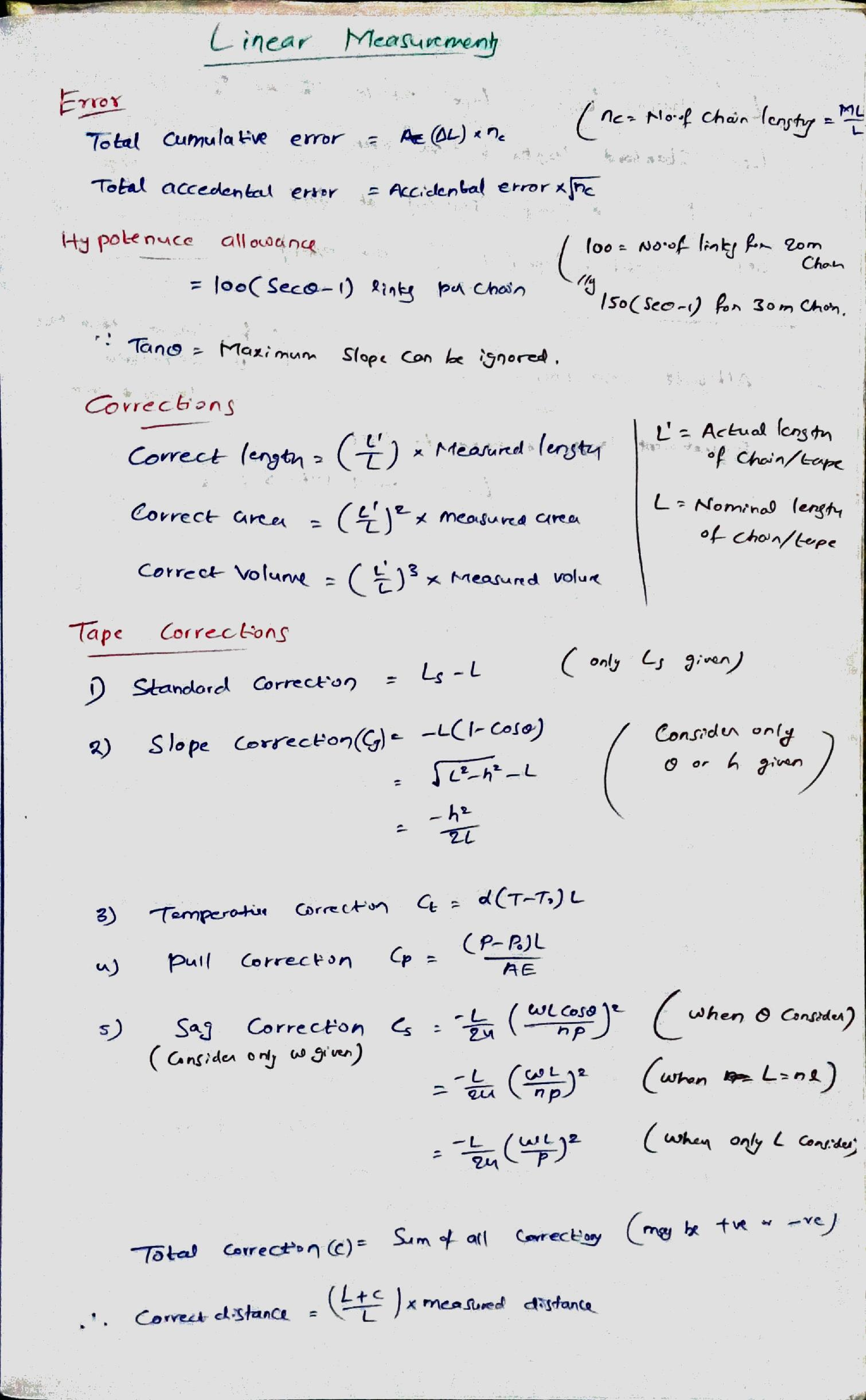 IES Civil Hand Written Notes Surveying Part-2 - Page 2