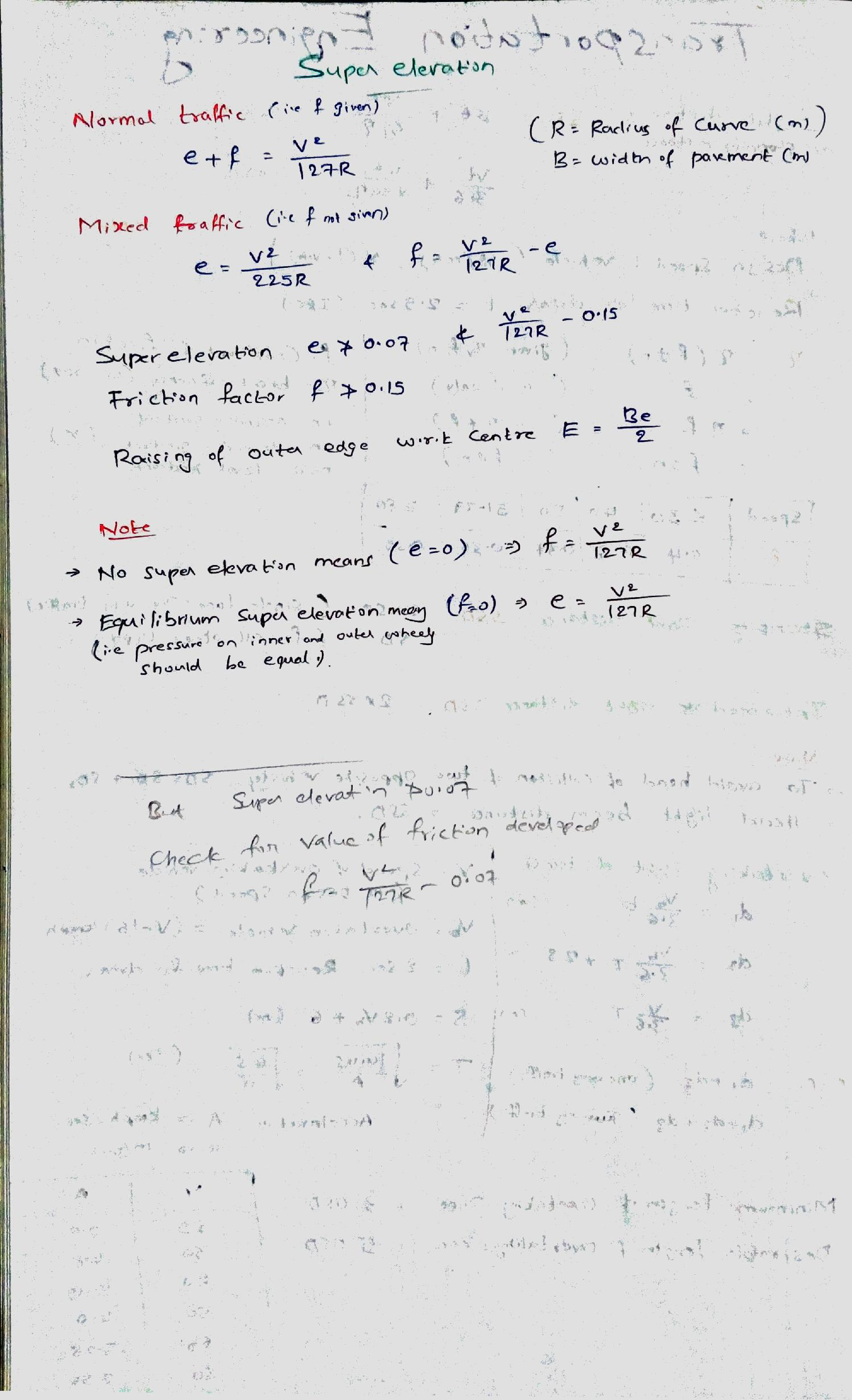 IES Civil Hand Written Notes Transportation Engineering Part-2 - Page 3