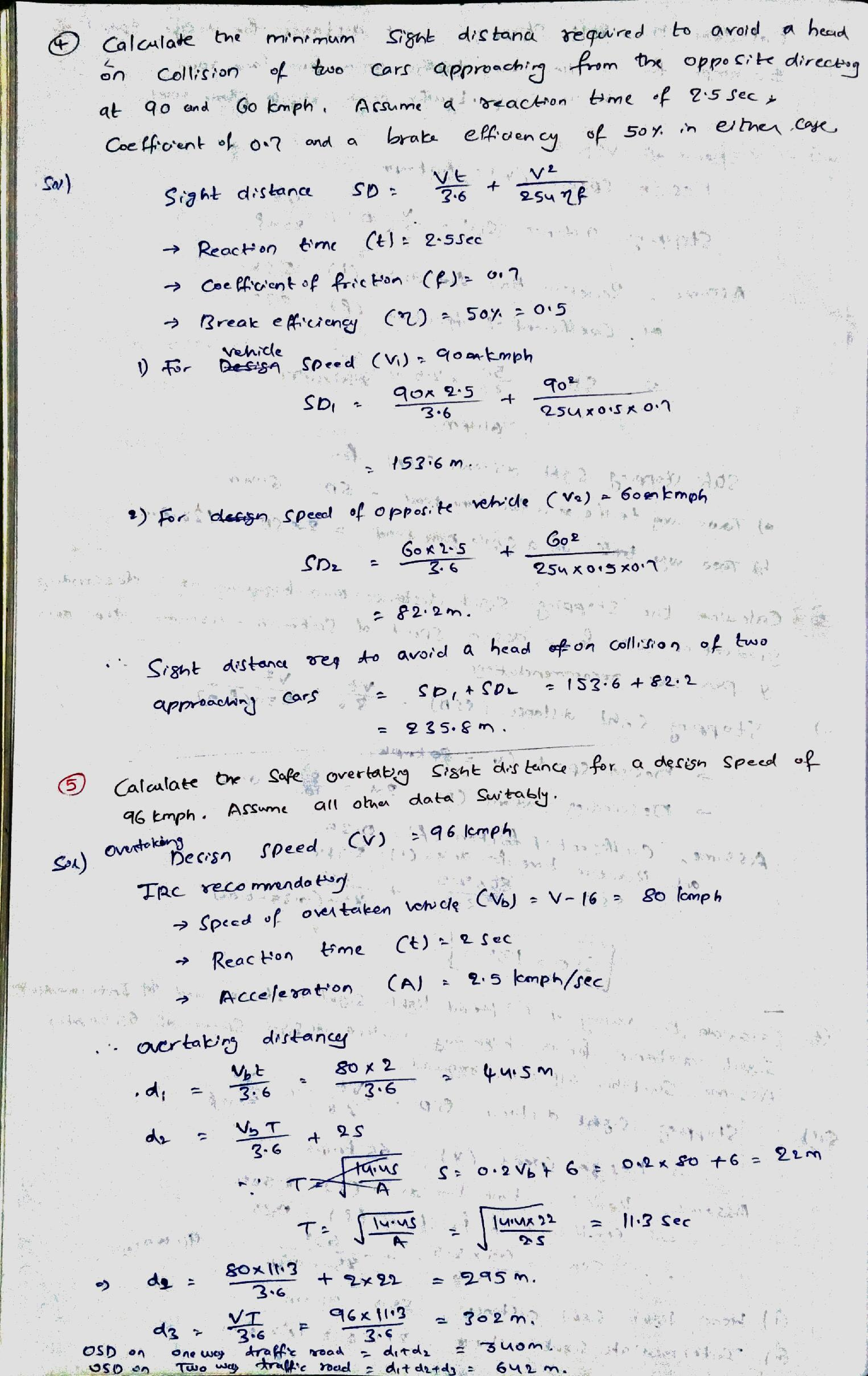 IES Civil Hand Written Notes Transportation Engineering Part-2 - Page 5