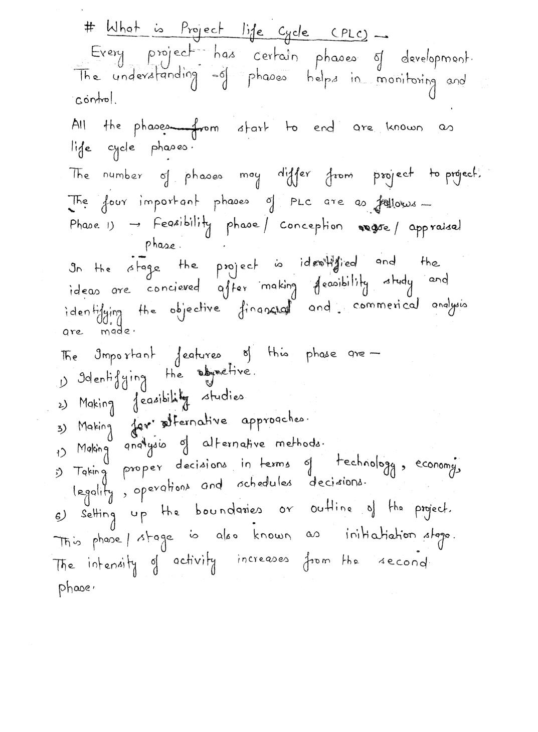 IES General Studies Hand Written Notes Basics Of Project Management - Page 5
