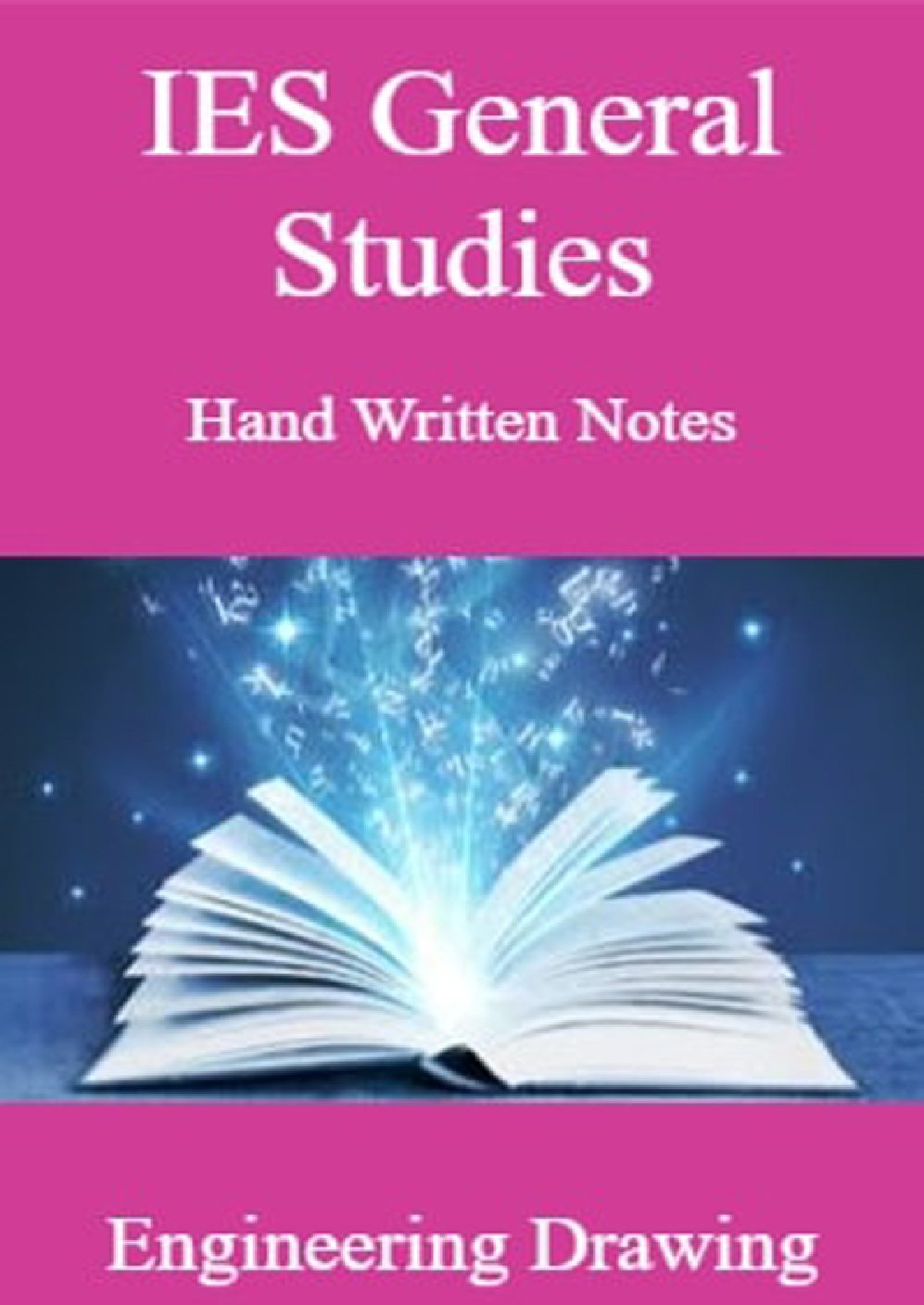 IES General Studies Hand Written Notes Engineering Drawing - Page 1