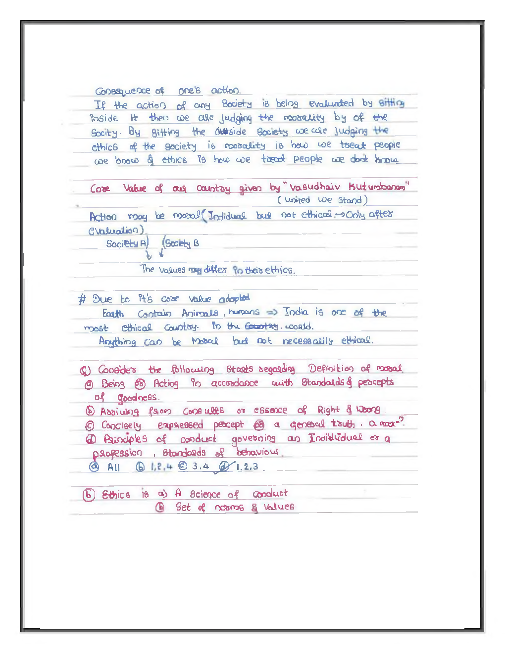 IES General Studies Hand Written Notes Ethics - Page 5