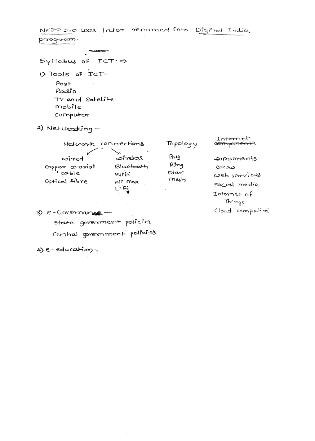 IES General Studies Hand Written Notes Information Computer Technology - Page 5