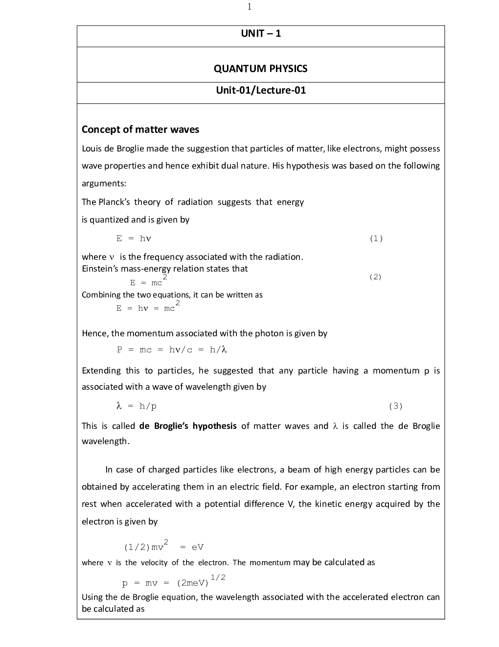 RGPV Engineering Physics Notes - Page 2