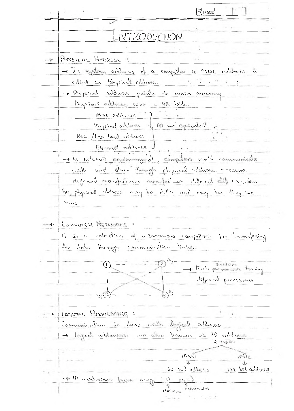 CSE Hand Written Notes Computer Network - Page 3