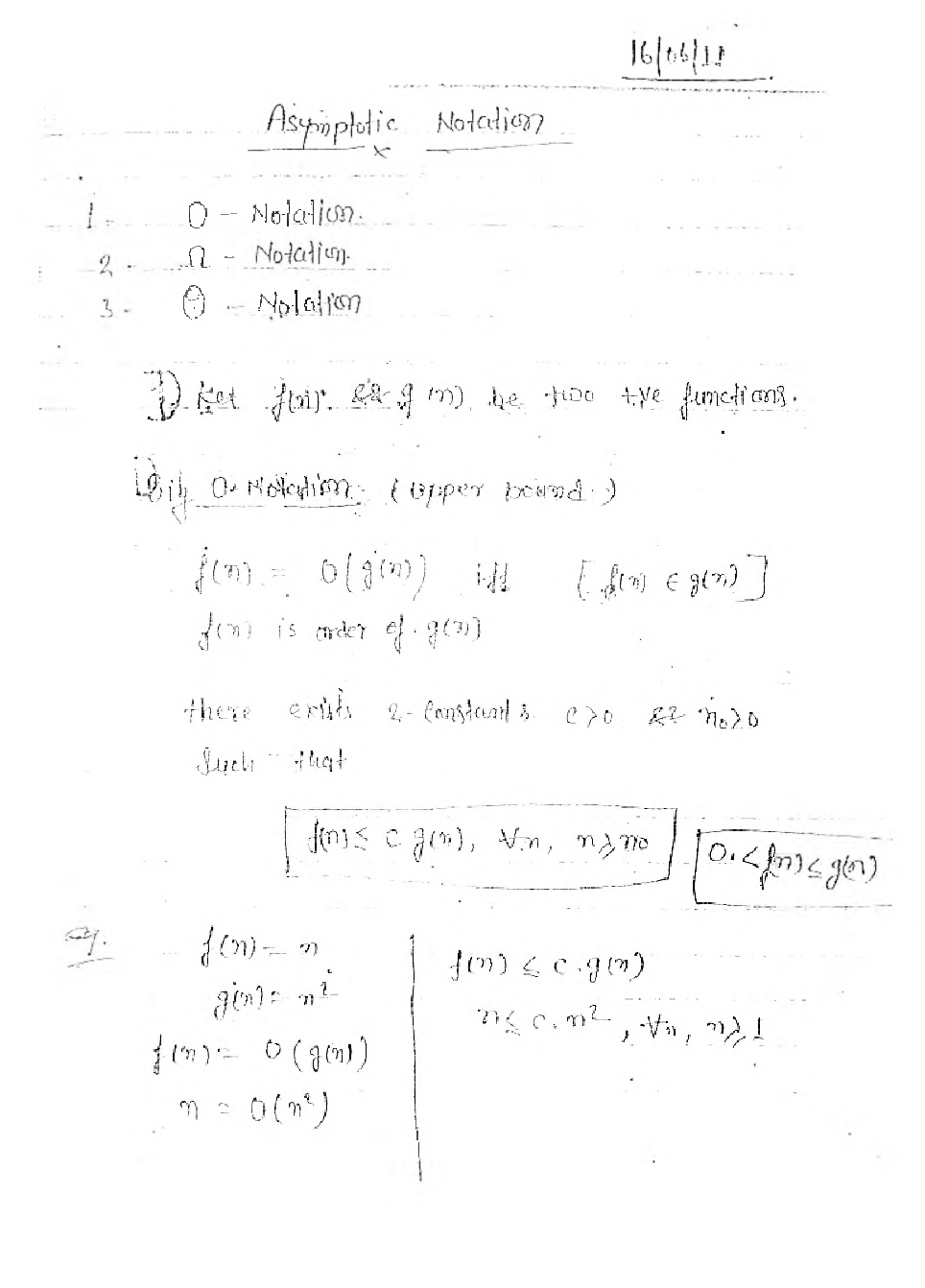 CSE Hand Written Notes Design Analysis and Algorithm - Page 3