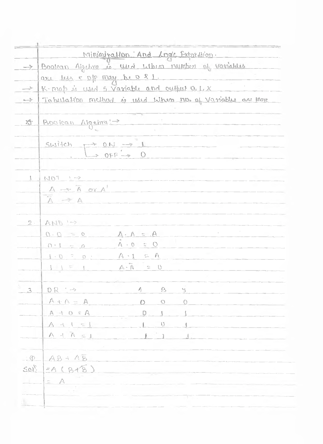 CSE Hand Written Notes Digital Logic - Page 4