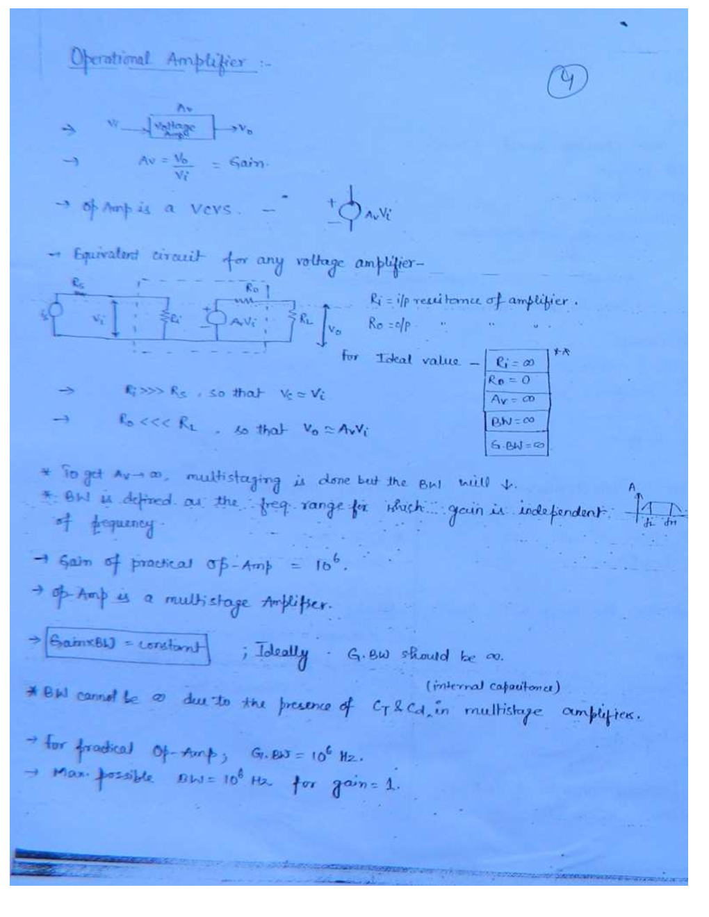 IES Electrical Engineering Hand Written Notes Analog Electronics-Part-1 - Page 3
