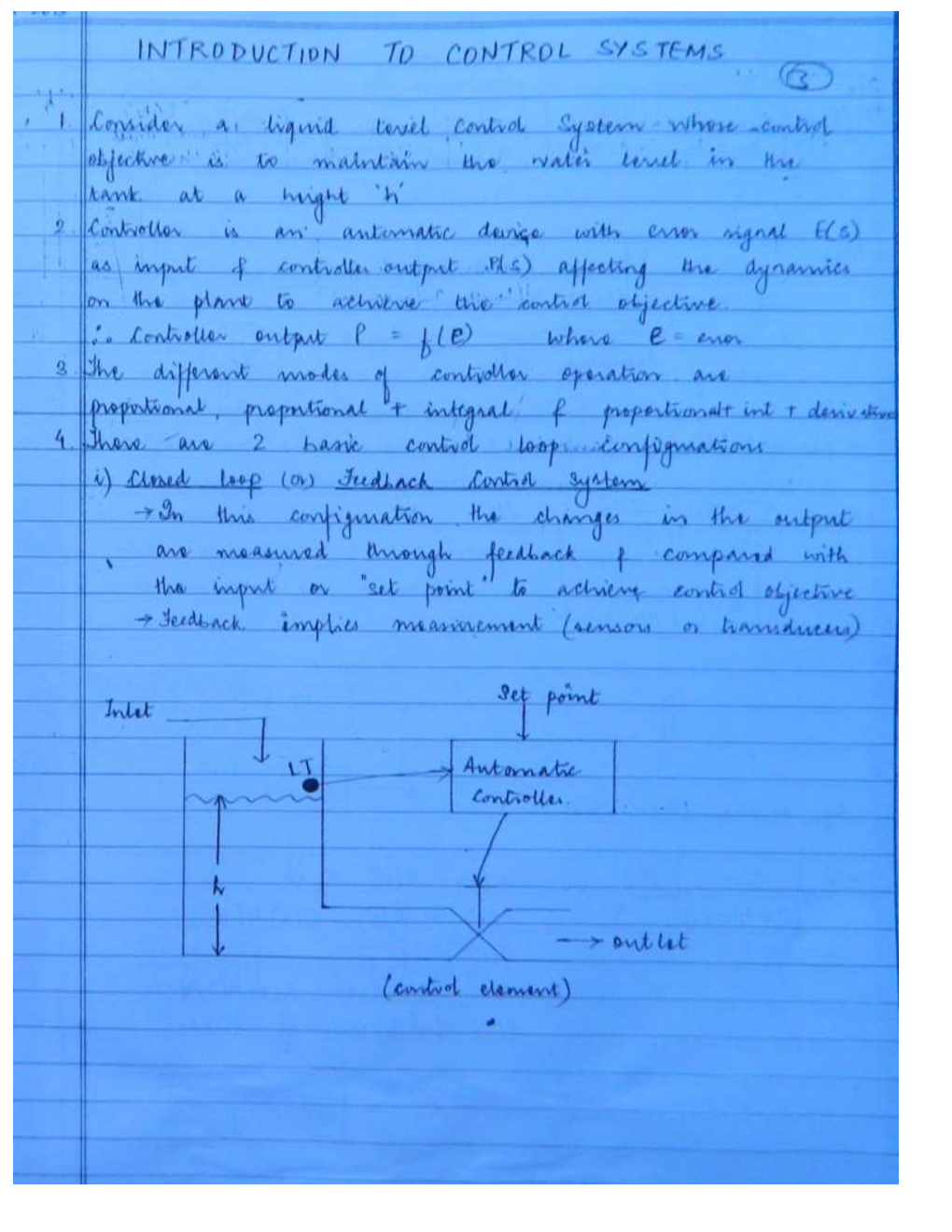 IES Electrical Engineering Hand Written Notes Control System - Page 2