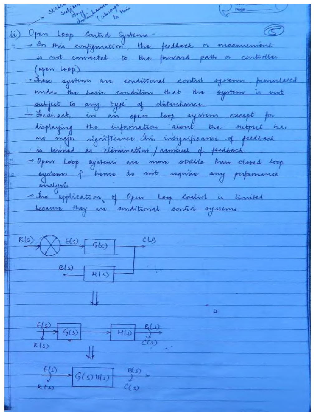 IES Electrical Engineering Hand Written Notes Control System - Page 4