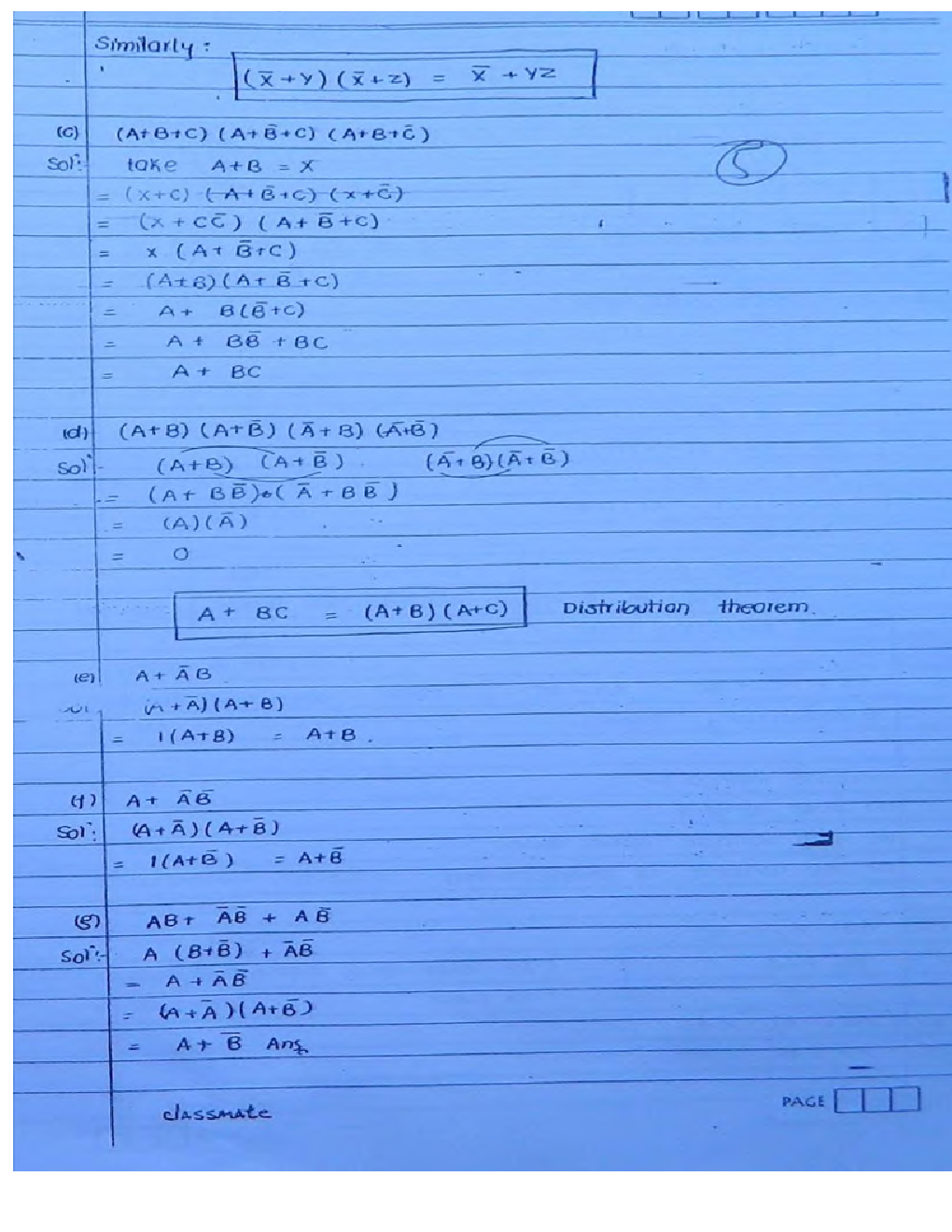 IES Electrical Engineering Hand Written Notes Digital Electronics - Page 4