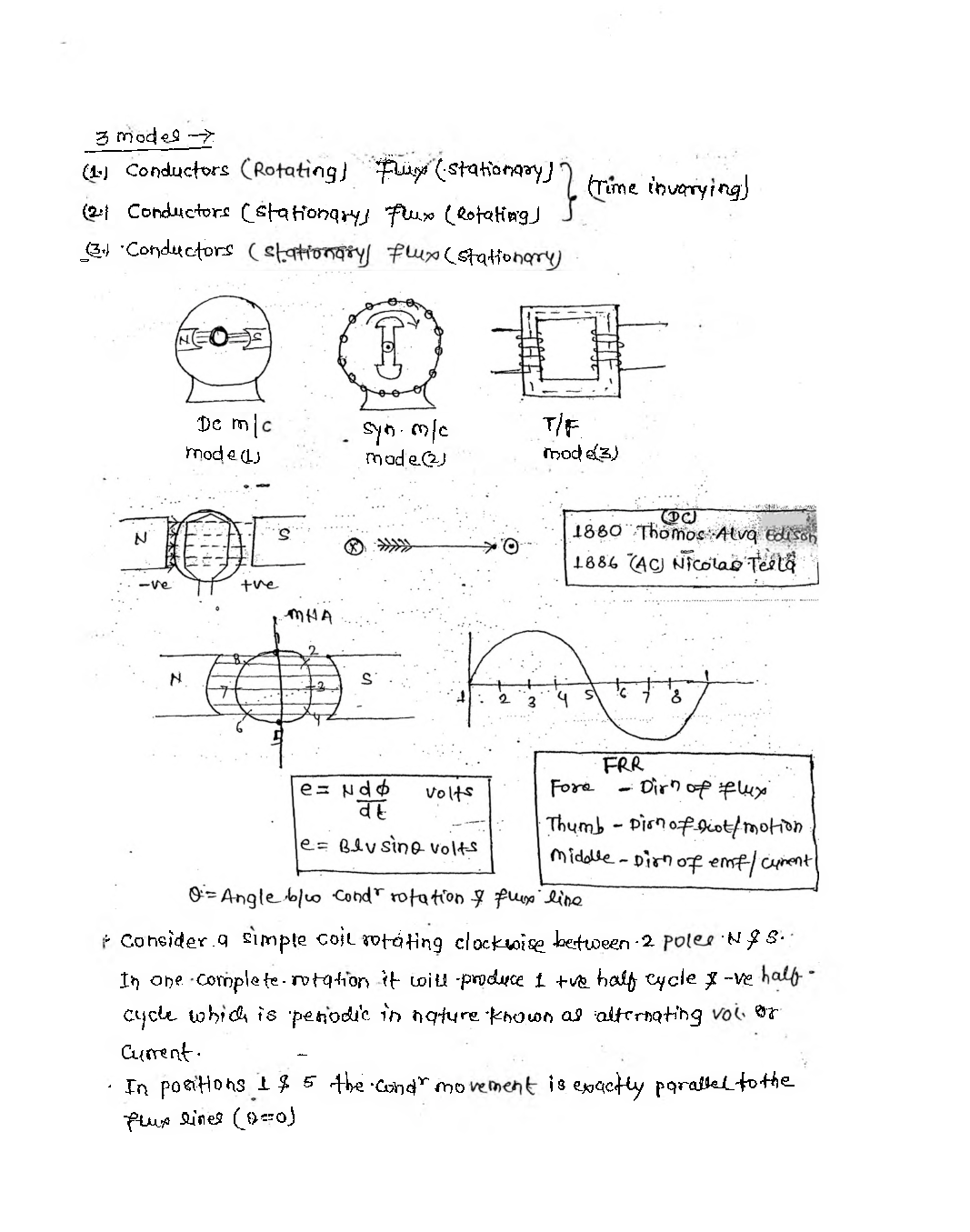 IES Electrical Engineering Hand Written Notes Electrical Machine - Page 3