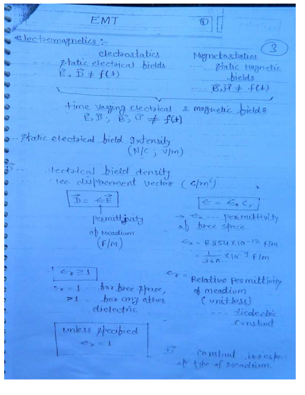 IES Electrical Engineering Hand Written Notes Electromegnatic Theory - Page 2